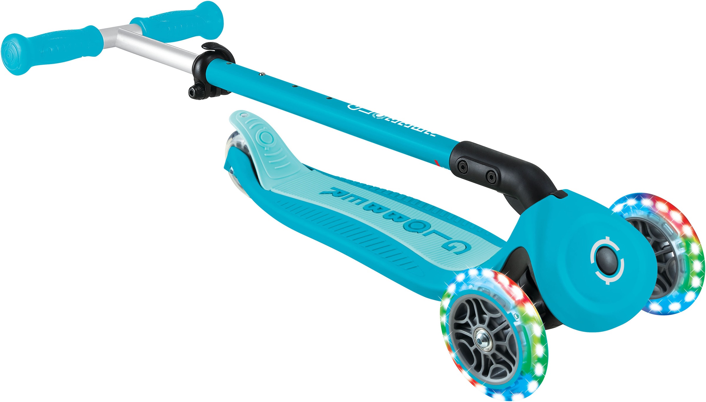 Globber Tretroller »GO-UP ACTIVE LIGHTS 360, mit Leuchtrollen« Aufsitzrad, Laufrad und Scooter