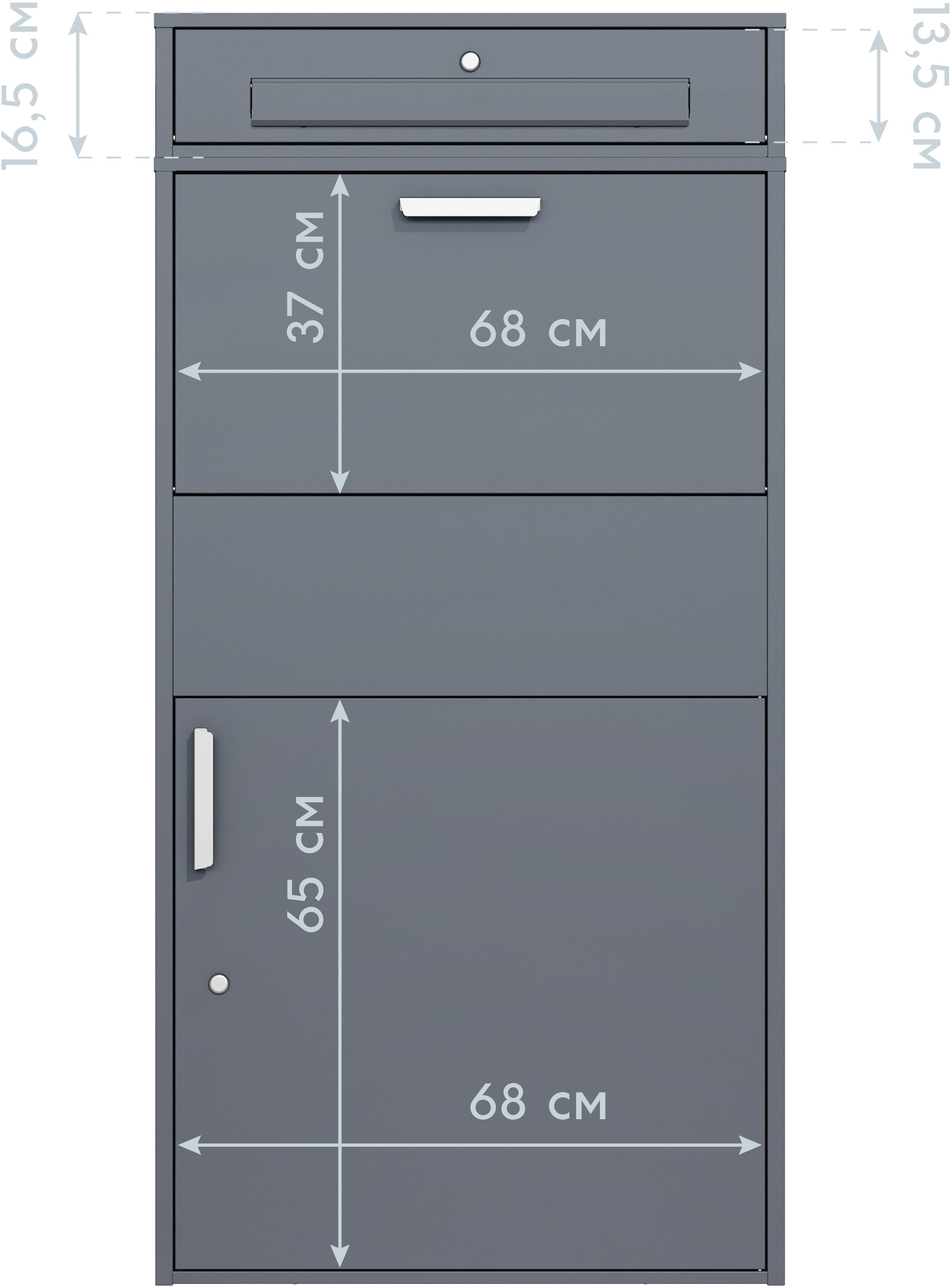WESTMANN Paketbox »Pavo« BxTxH: 72x45x128 cm