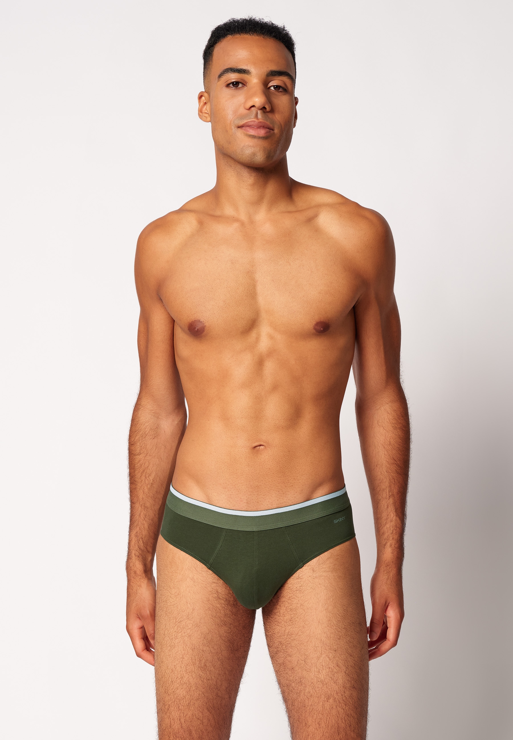 Skiny Brasilslip »Cotton Multipack« 3er Pack,  klassisch, basic, elastisch, bequem, kein Einschneiden, Baumwollmix