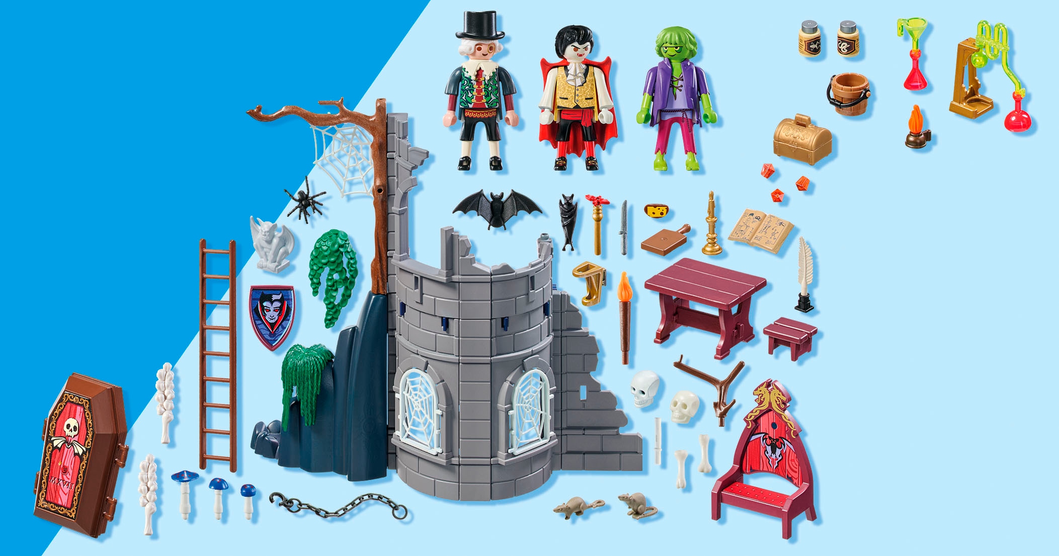 Playmobil® Konstruktions-Spielset »Gespenstische Ruine (71651)« Made in Europe