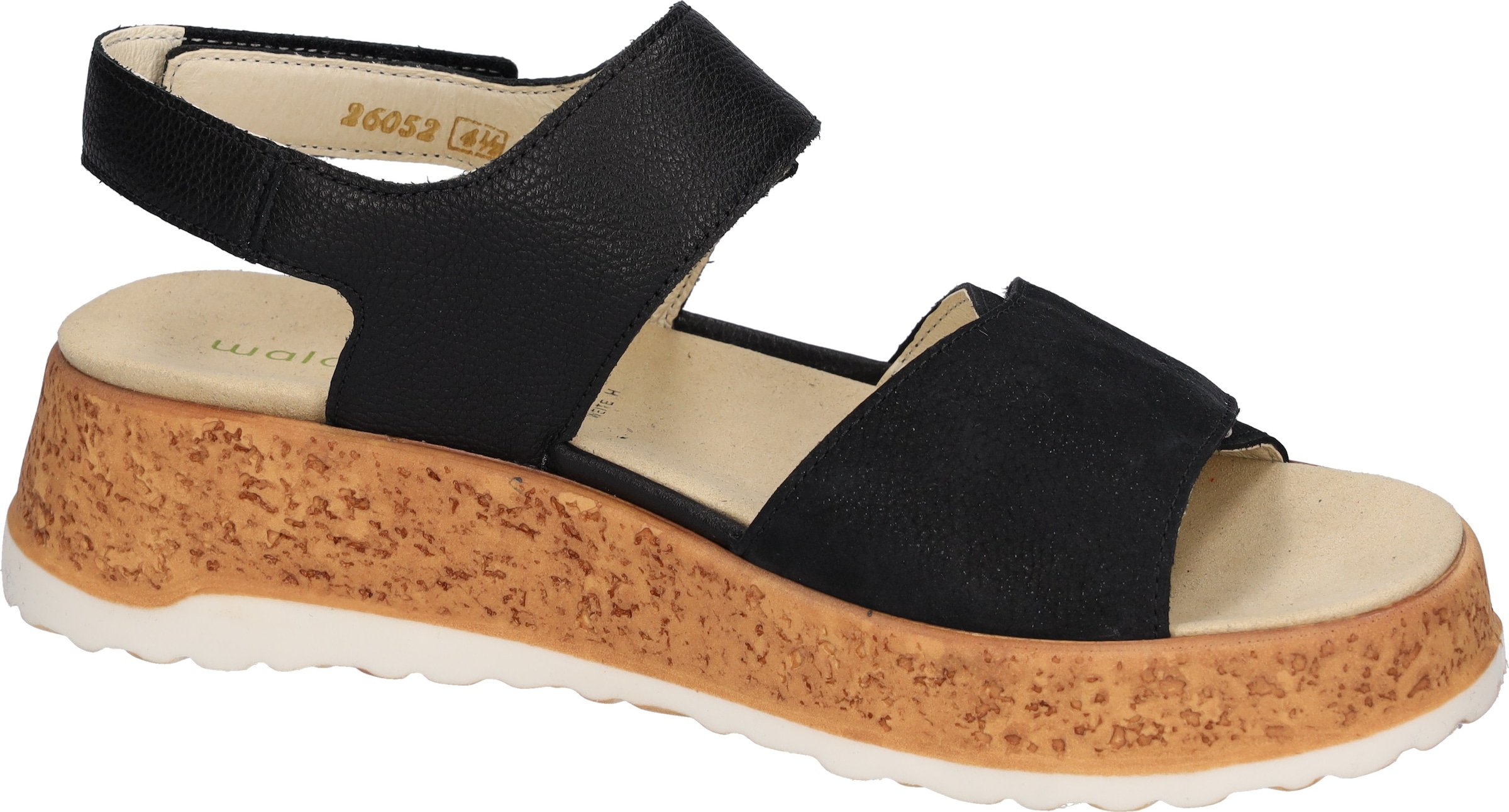 Waldläufer Plateausandale »H-LIBBY«  Sommerschuh, Sandalette, Bequemschuh mit Klettverschlüsse, H-Weite