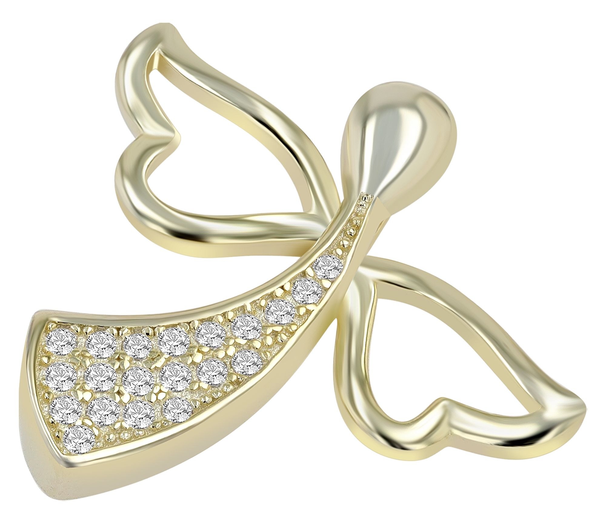 Adelia´s Kettenanhänger »Damen Anhänger ¿ Engelanhänger aus 925 Silber mit Zirkonia« ()