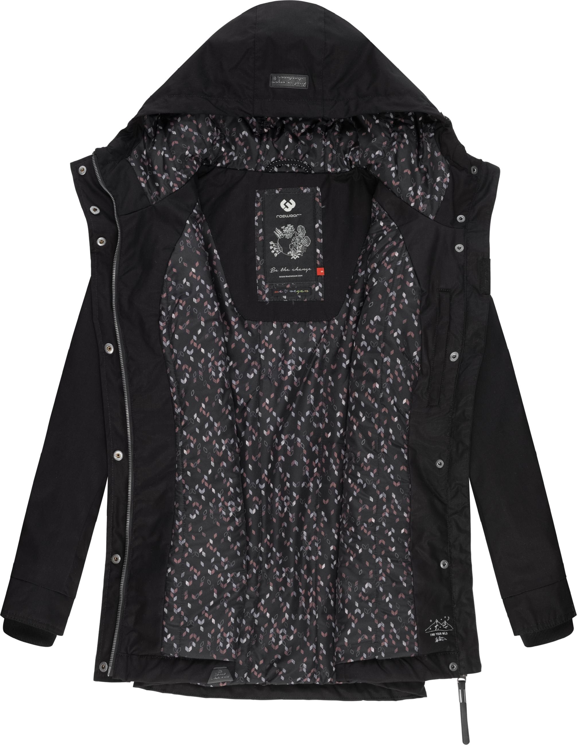 Ragwear Wintermantel »Winterjacke Monadis Black Label«