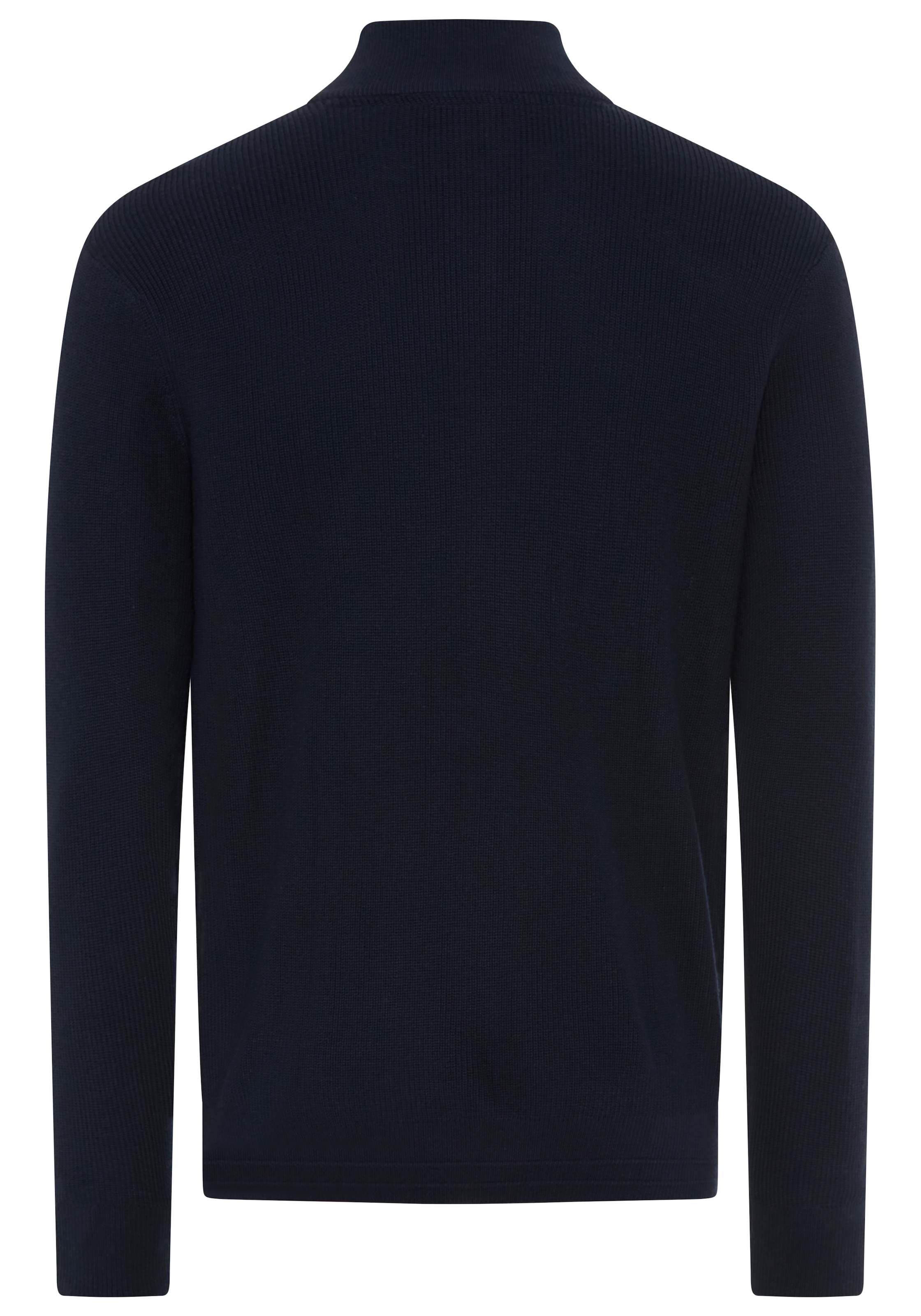 Man's World Troyer »Neue Kollektion ! Highlight kontrastfarbener Reißverschluss!« Feinstrick Rippe, ideal für die Übergangszeit