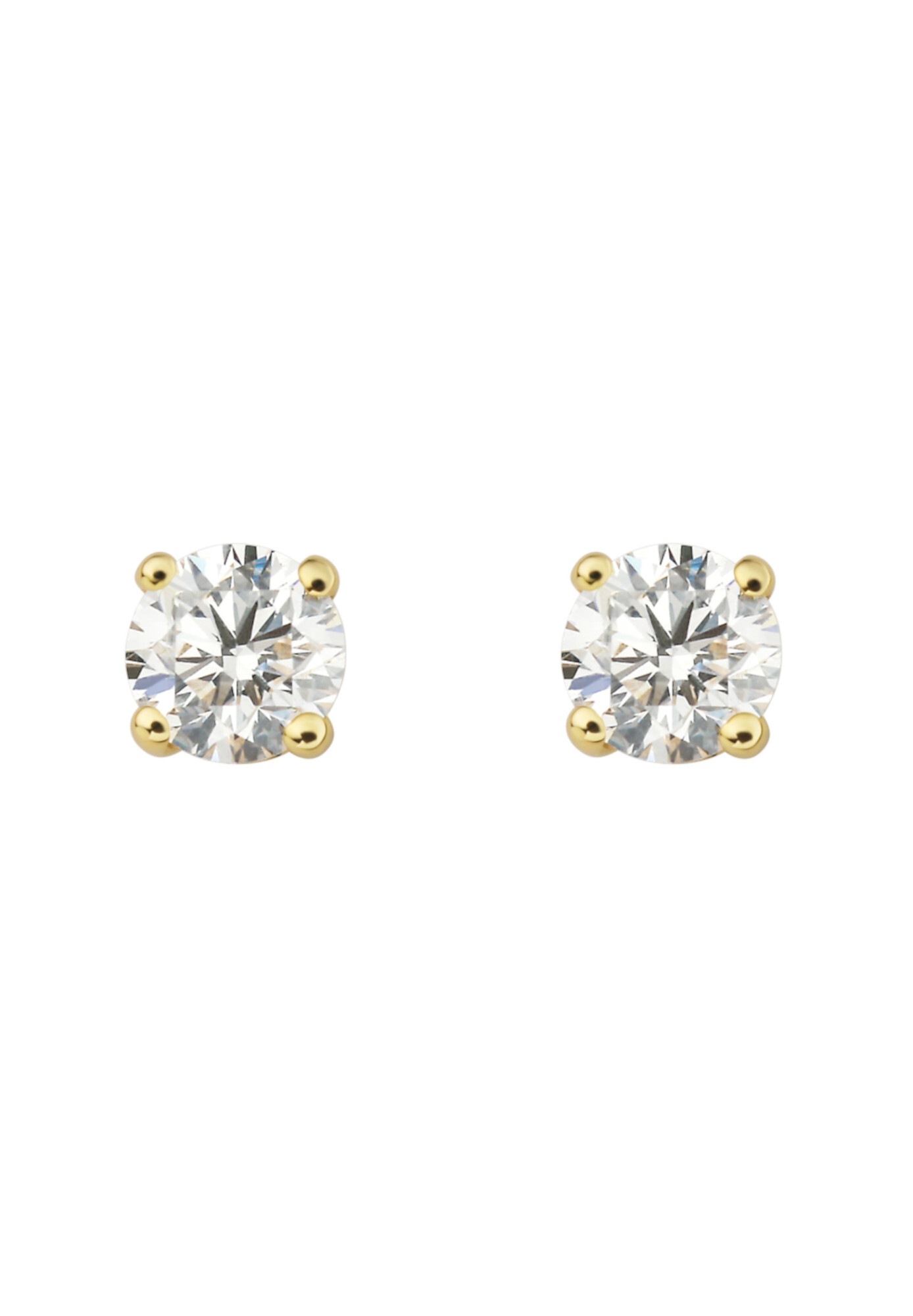 ONE ELEMENT Paar Ohrstecker »0.40 ct Diamant Brillant Ohrringe  Ohrstecker aus 585 Gelbgold«