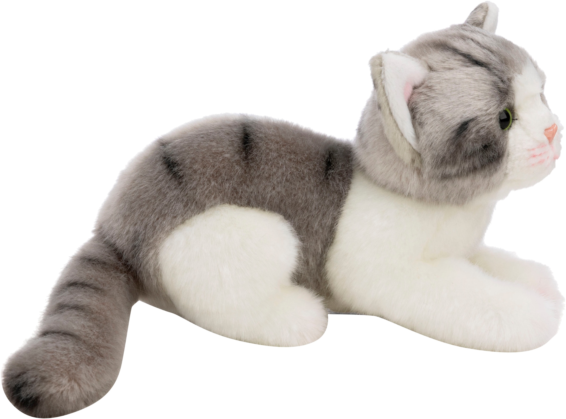 Nici Kuscheltier »Lifelike, Katze, 20 cm« enthält recyceltes Material (Global Recycled Standard)