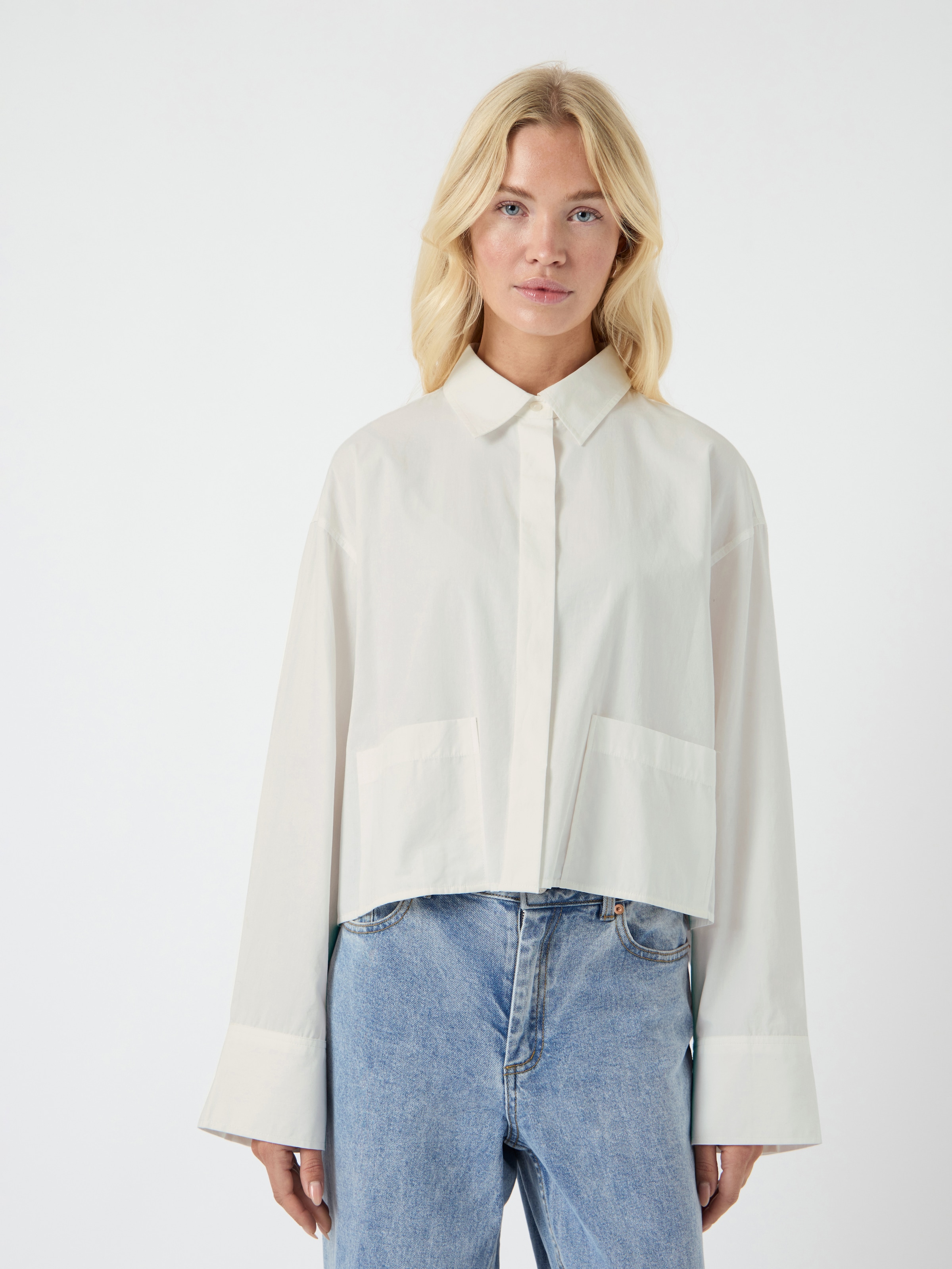 Y.A.S Hemdbluse »YASLEE LS SHORT SHIRT S. NOOS«