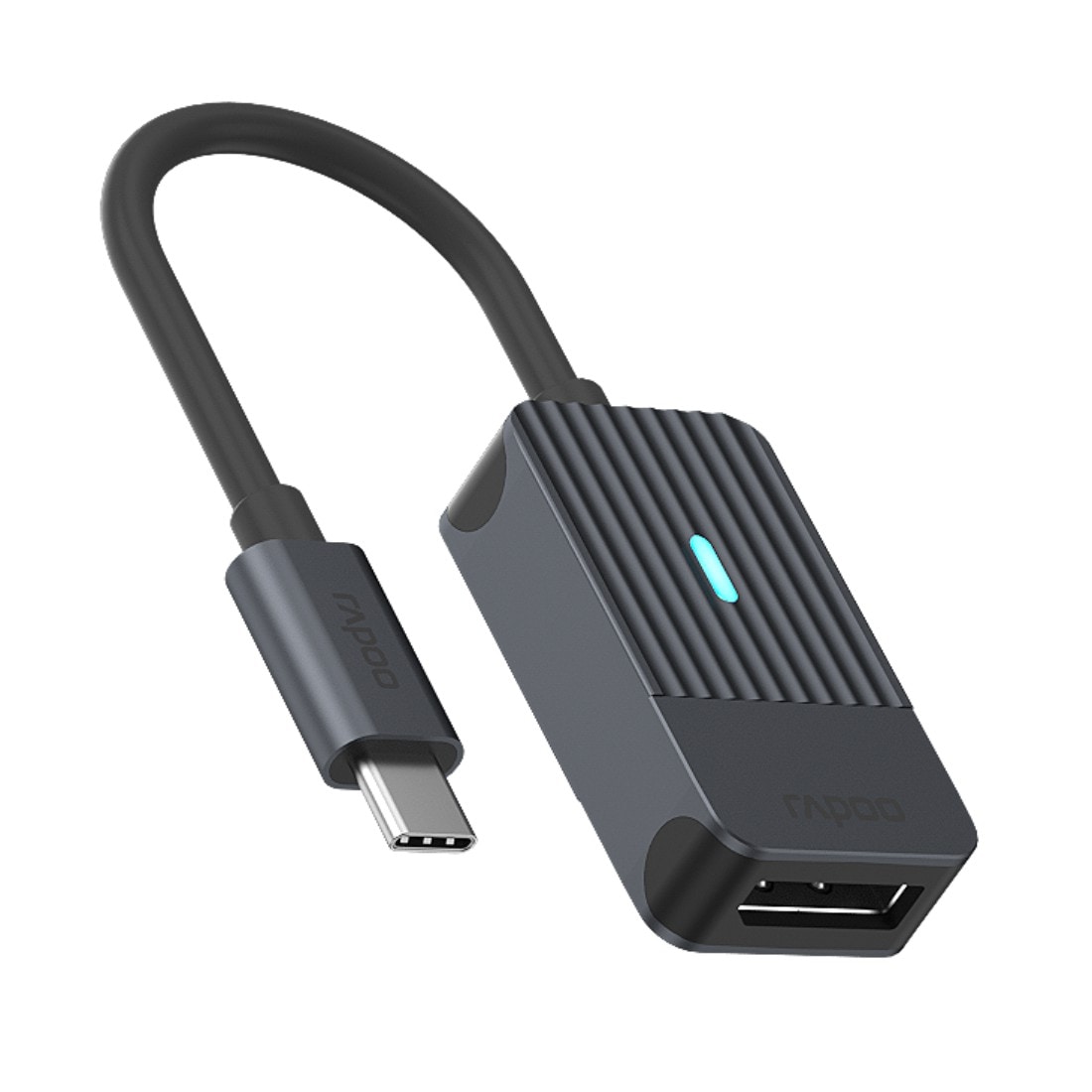 Rapoo USB-Adapter »UCA-1005 USB-C Adapter, USB-C auf DisplayPort, Grau«, USB-C zu DisplayPort, 15 cm