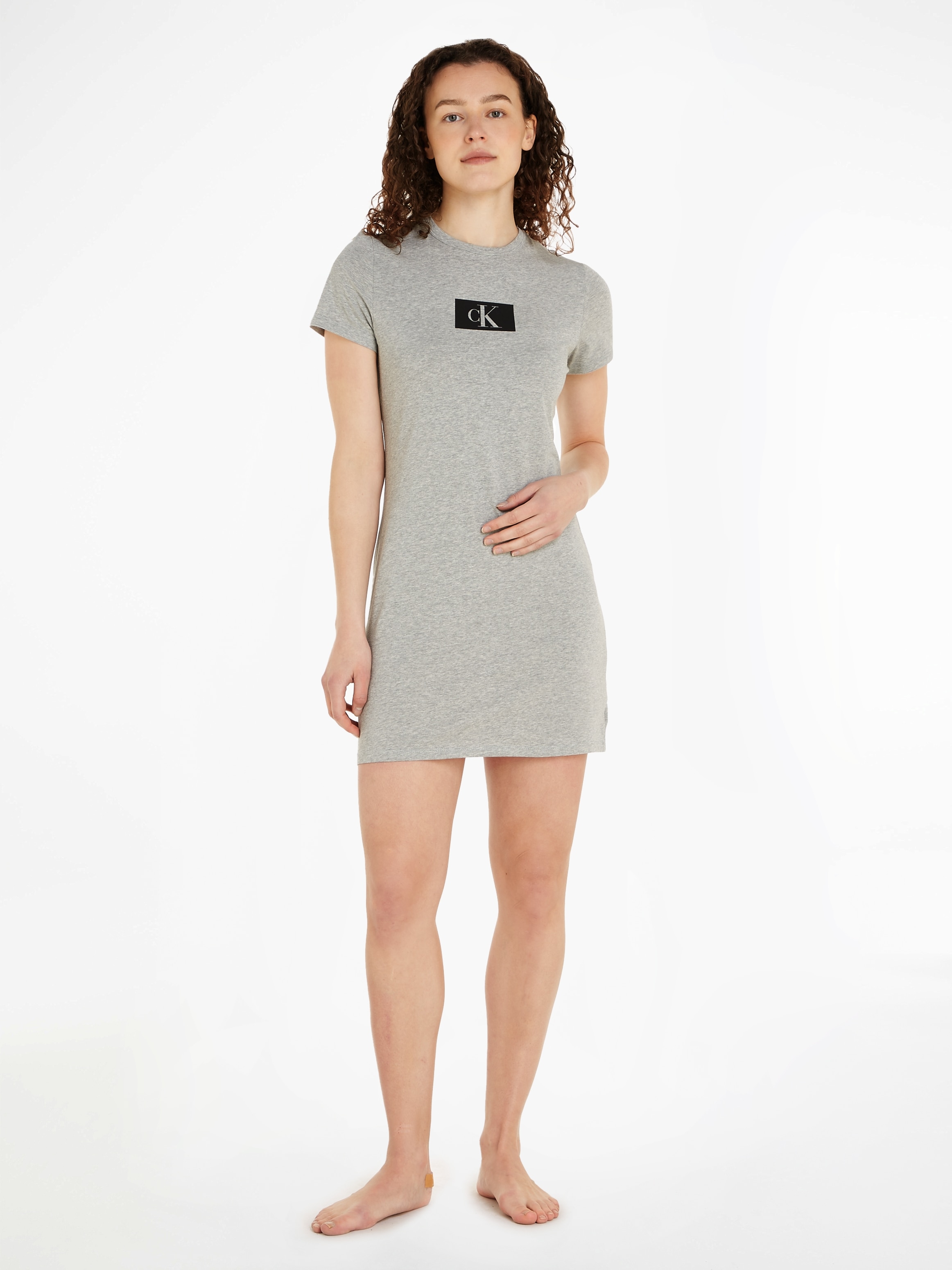 Nachthemd »S/S NIGHTDRESS«, mit Calvin Klein Markenlabel