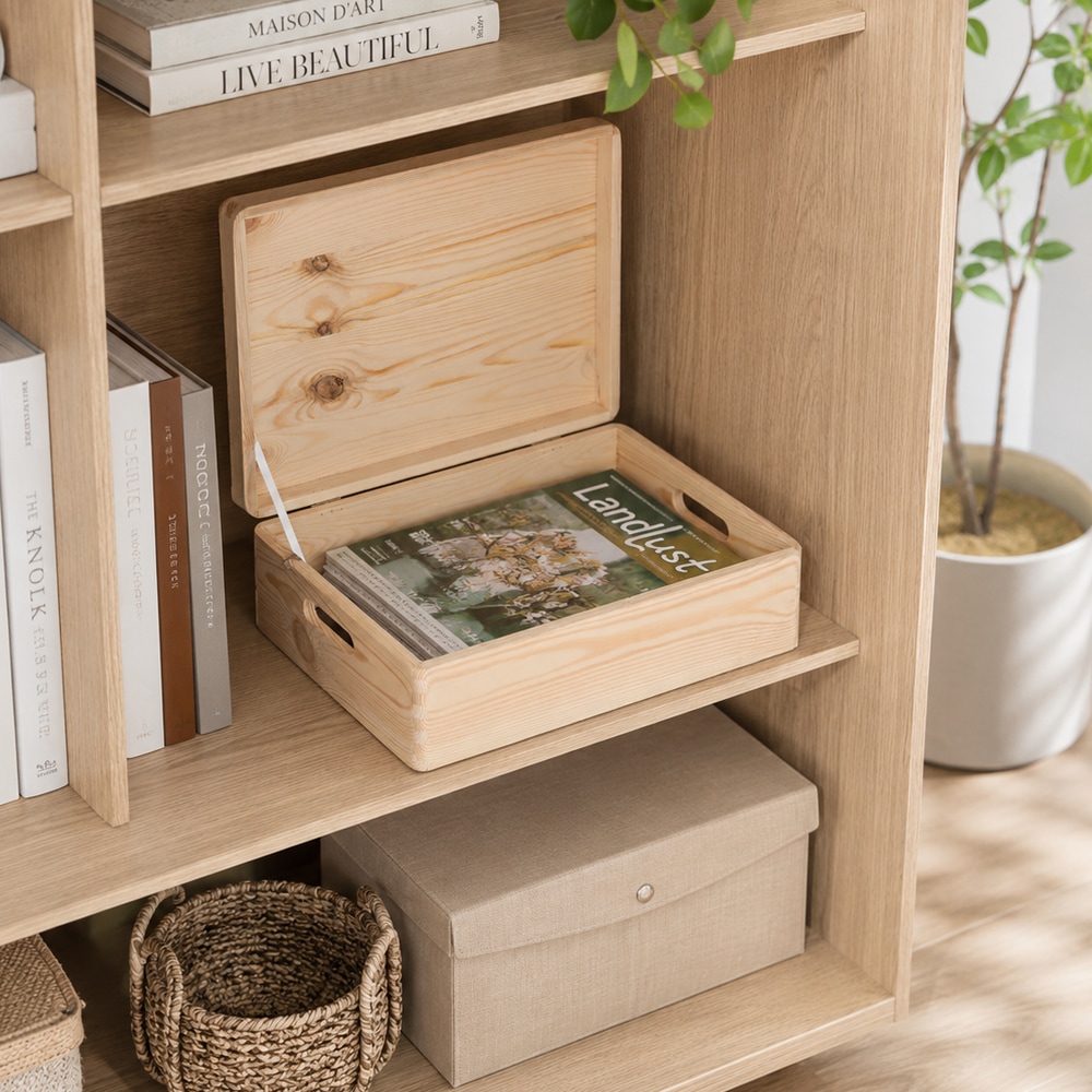 KESPER® Organizer »Aufbewahrungskiste, Kiefer, FSC« mit Klapttdeckel