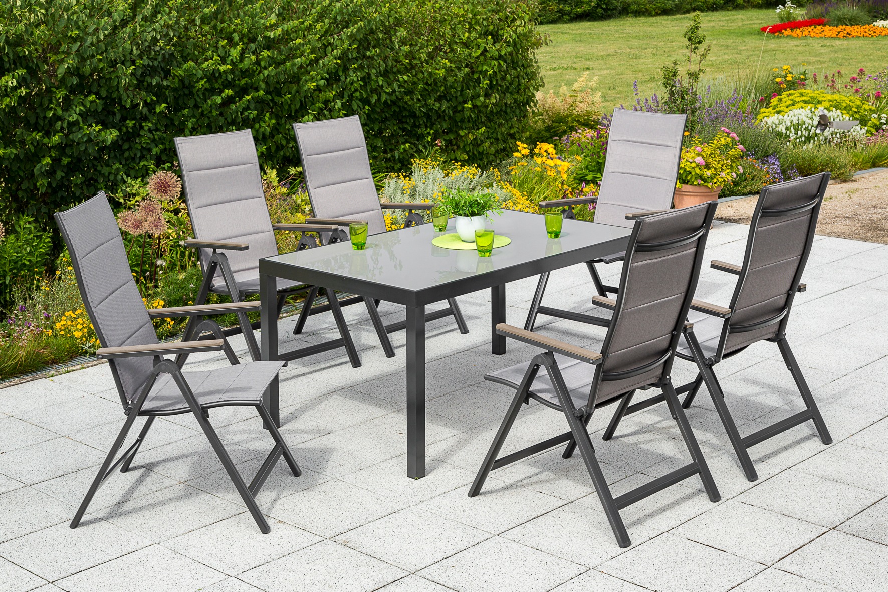 Merxx Trivero Set 7tlg. Tisch 150x90 cm