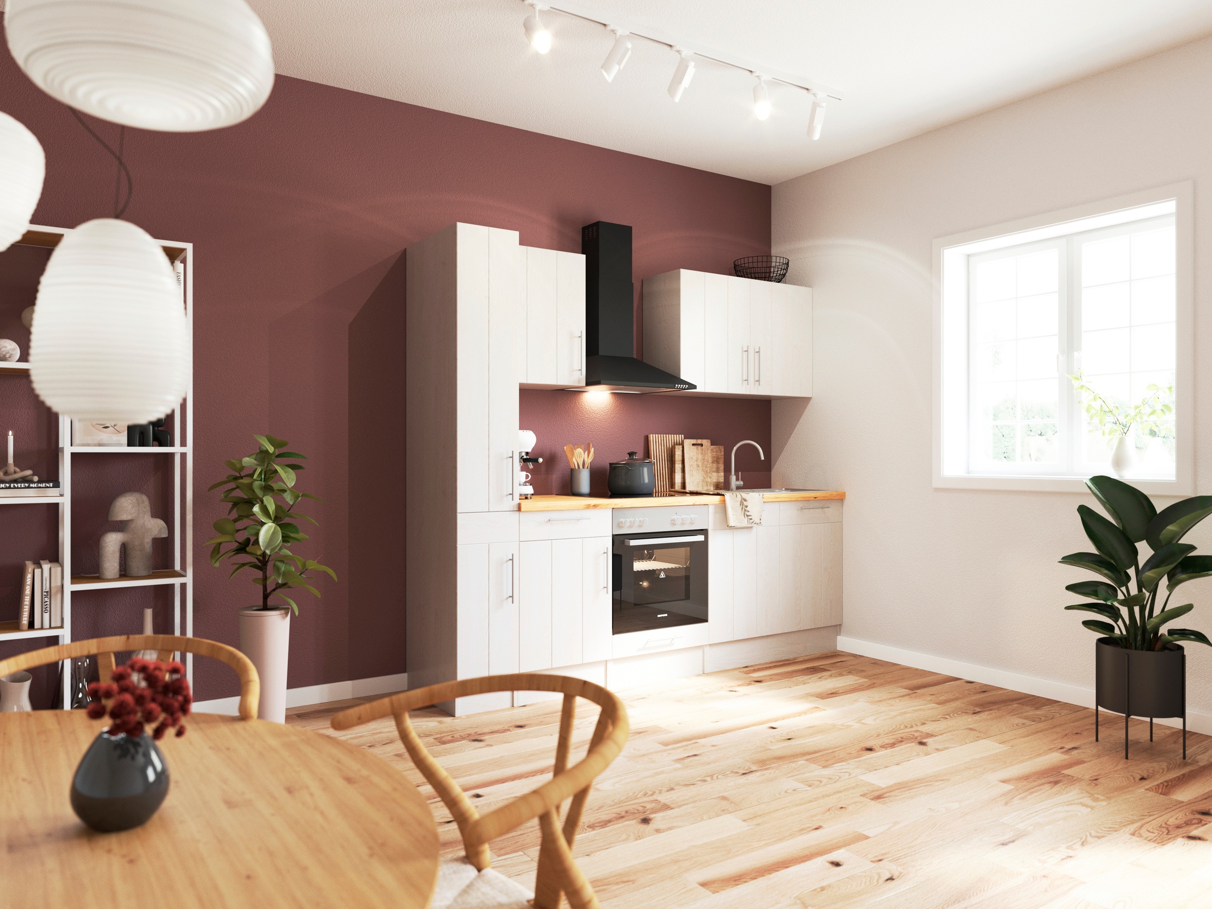 RESPEKTA Küchenzeile »Anton« Breite 240 cm, mit Soft-Close, in exklusiver Konfiguration für OTTO