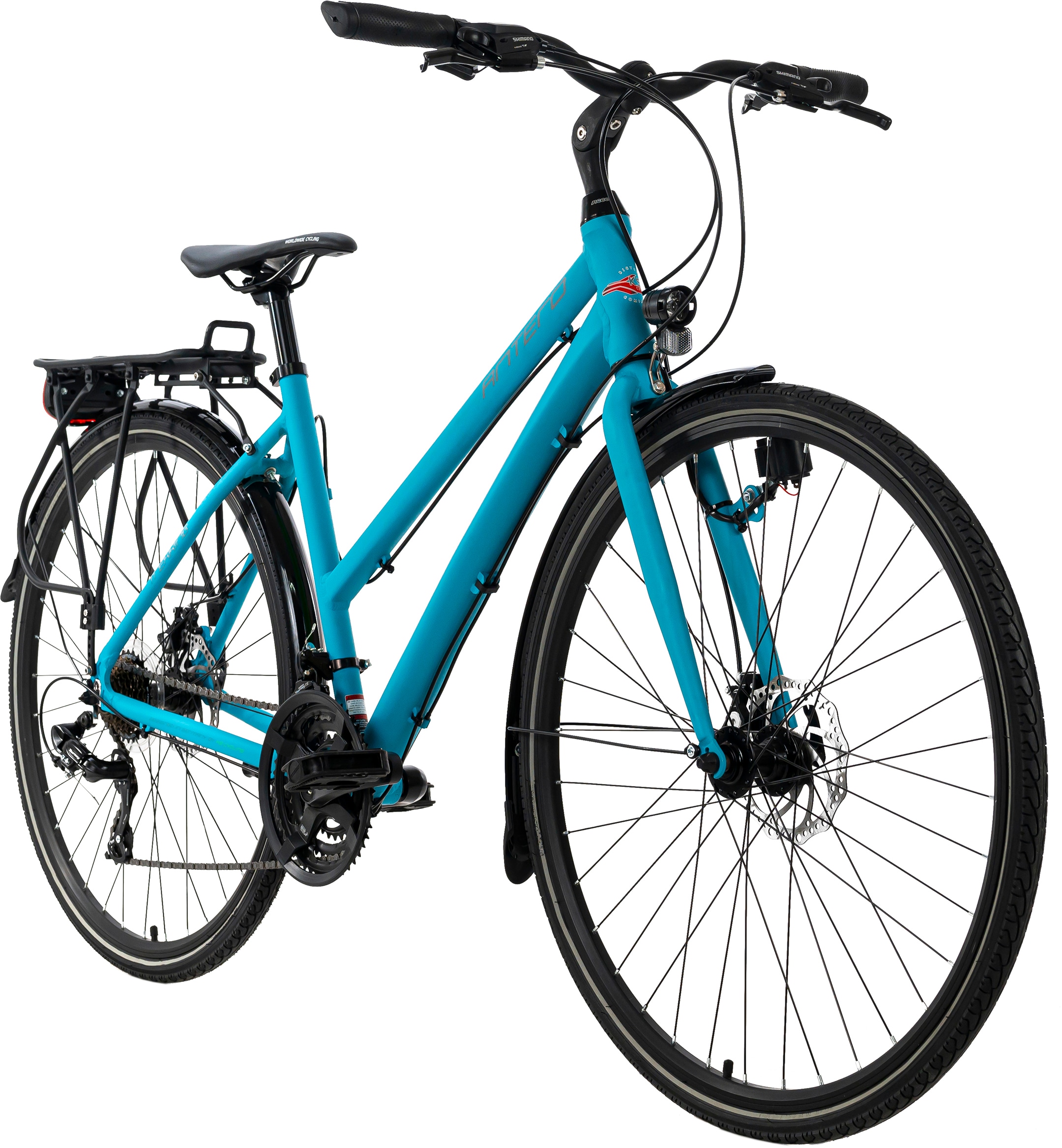 KS Cycling Trekkingrad »Antero«, 21 Gang, Shimano, Torney Schaltwerk, Kettenschaltung, für Damen, Kettenschaltung