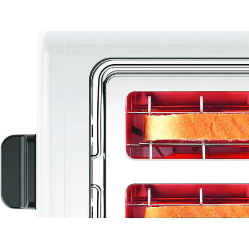 BOSCH Toaster »TAT3P421DE DesignLine«, 2 kurze Schlitze, für 2 Scheiben, 970 W