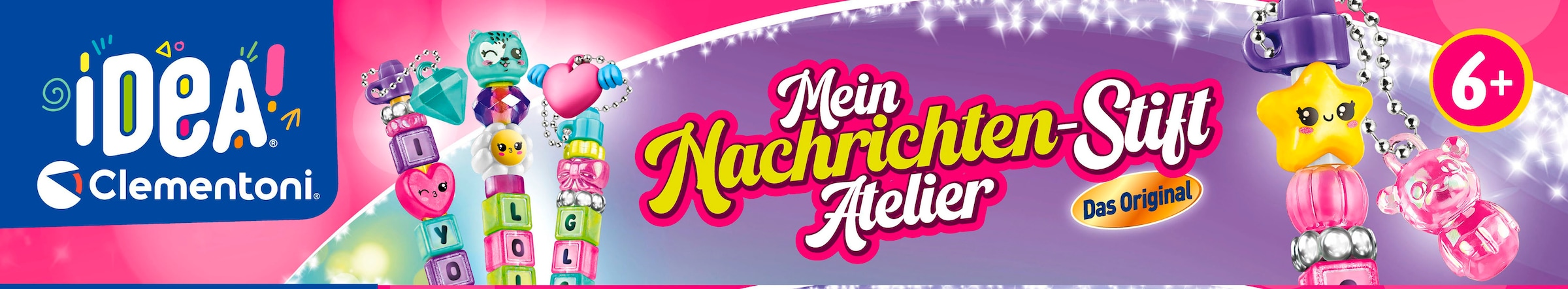 Clementoni® Kreativset »Idea, Mein Nachrichten-Stift Atelier«