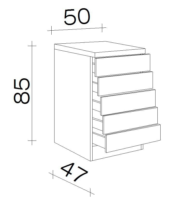 Flex-Well Unterschrank »Bergen«, (B bestellen H 50 x cm 50 85 x x x T) bequem