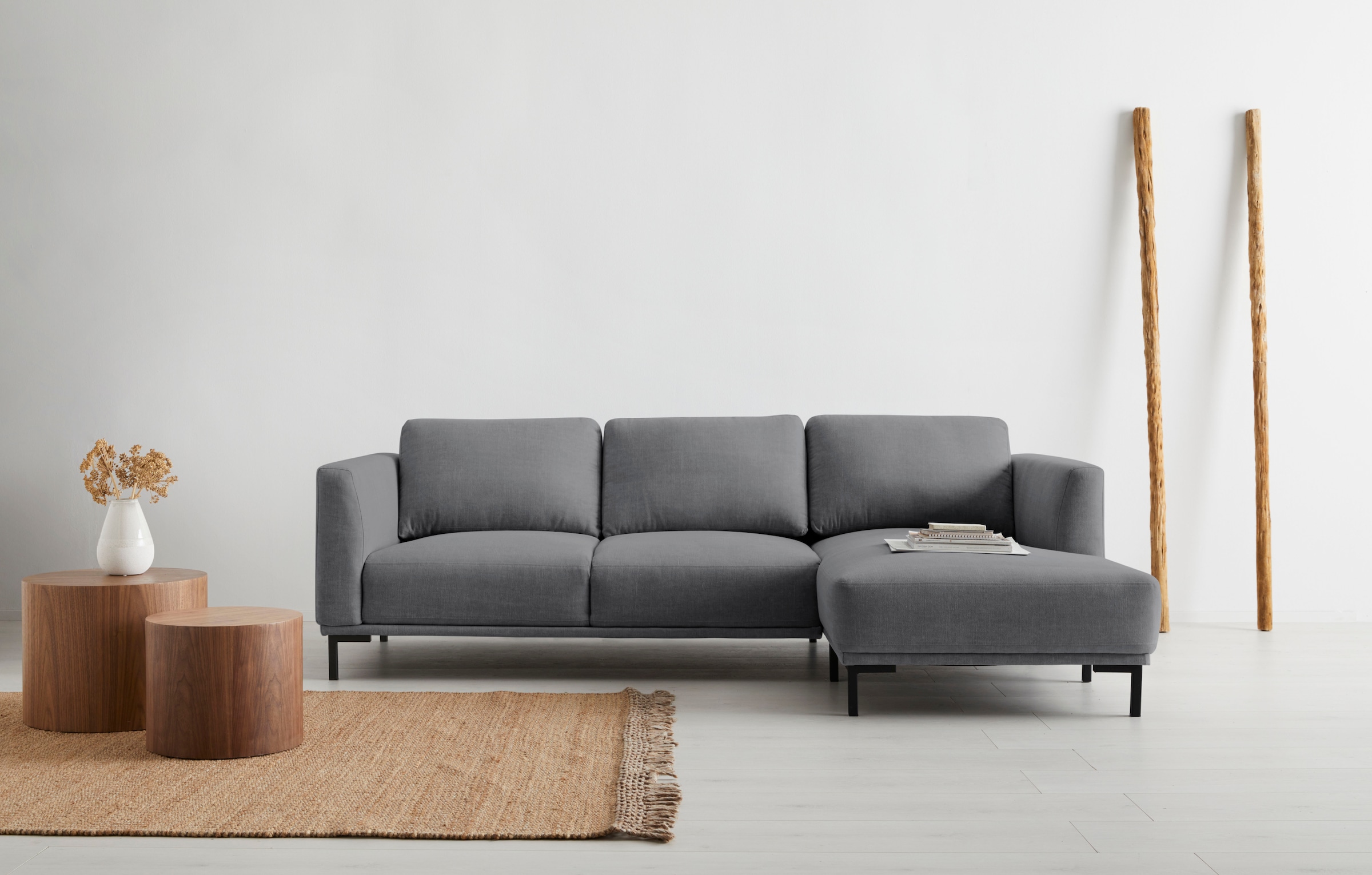 Ecksofa »Fillin, L-Form,«, Struktur hergestellt aus recycelten PET-Flaschen und im...