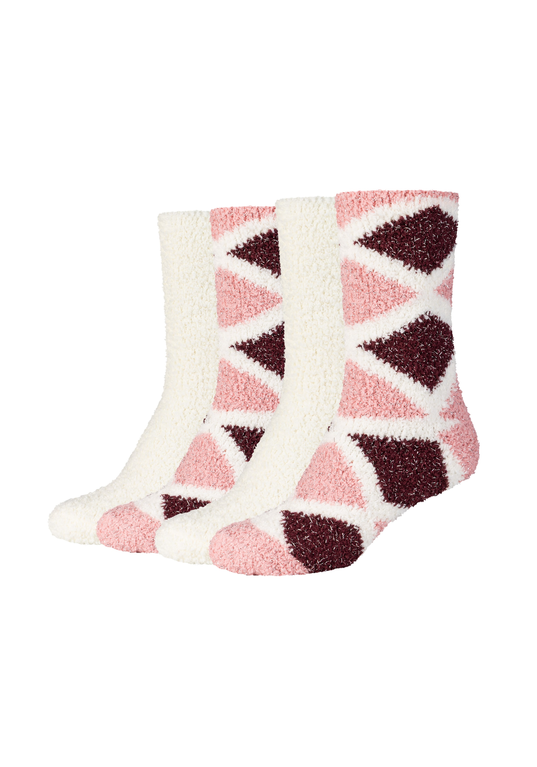 Camano Socken gemustert, wärmende, kuschelige Qualität