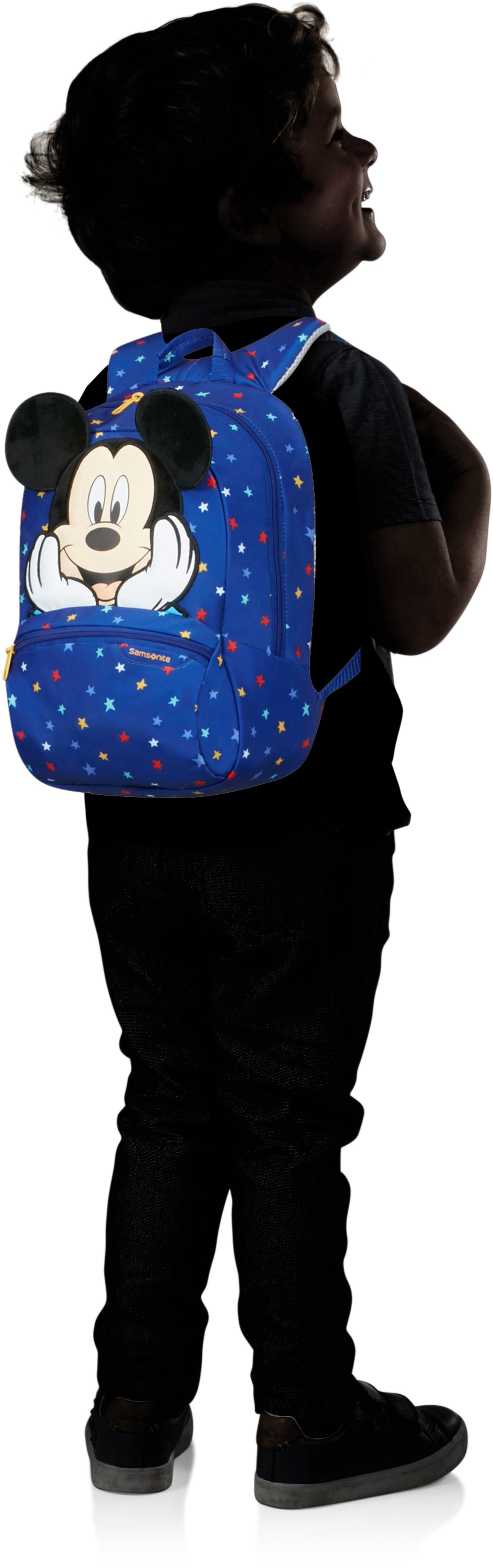 Samsonite Kinderrucksack »Disney Ultimate 2.0, S+, Mickey Stars«, reflektierende Details, Kindergartenrucksack Kinderfreizeitrucksack Kinder-Backpack