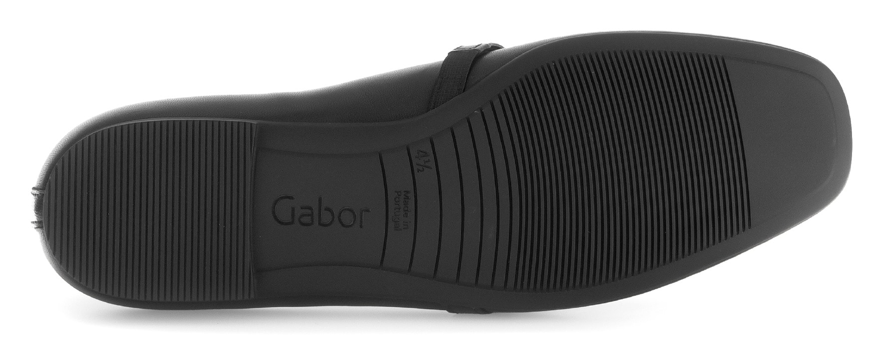 Gabor Ballerina, Blockabsatz, Bequemschuh, Flats mit funkelnden Schmucksteinen