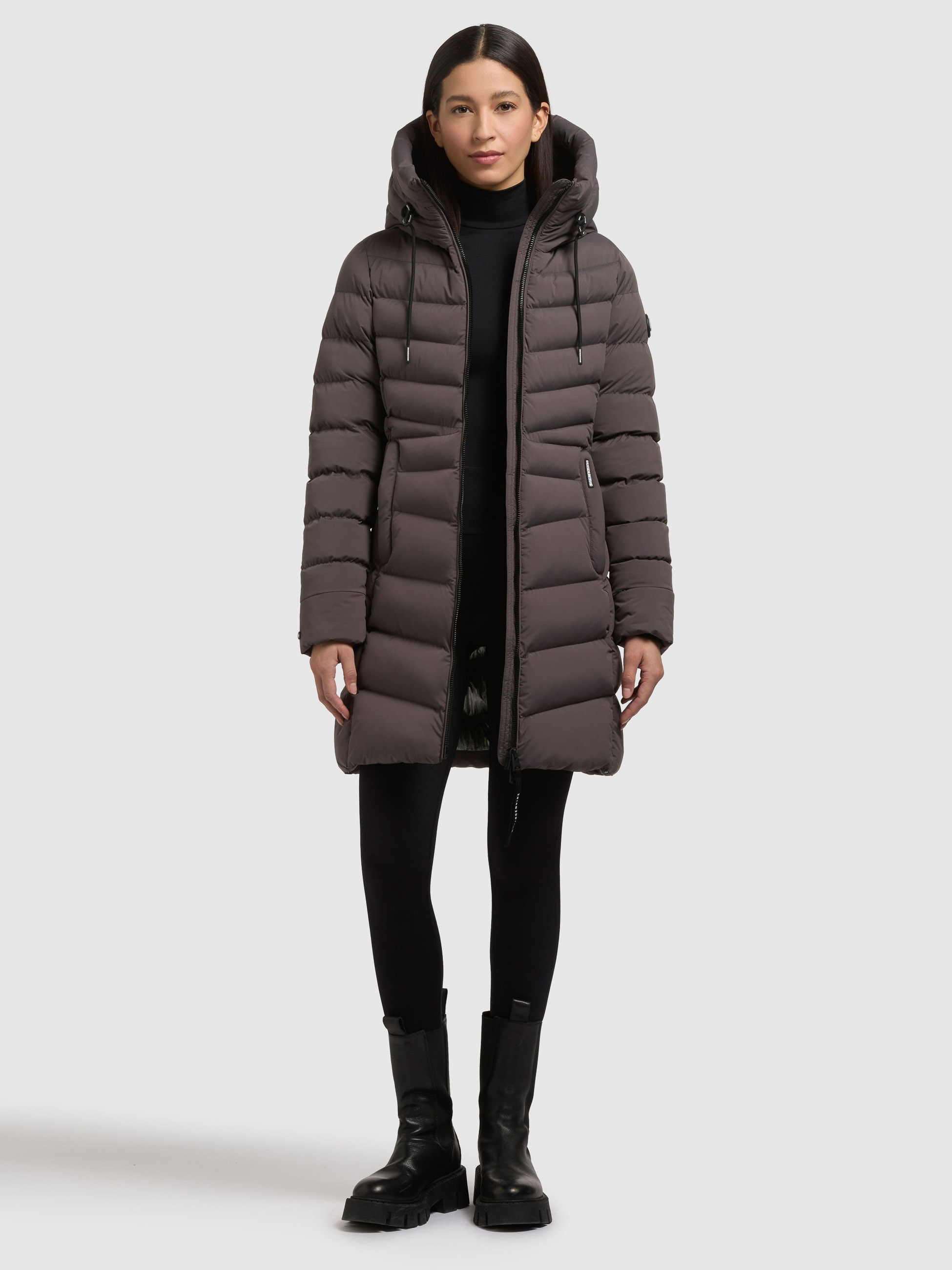 khujo Steppmantel »TUHANI5« mattes Obermaterial