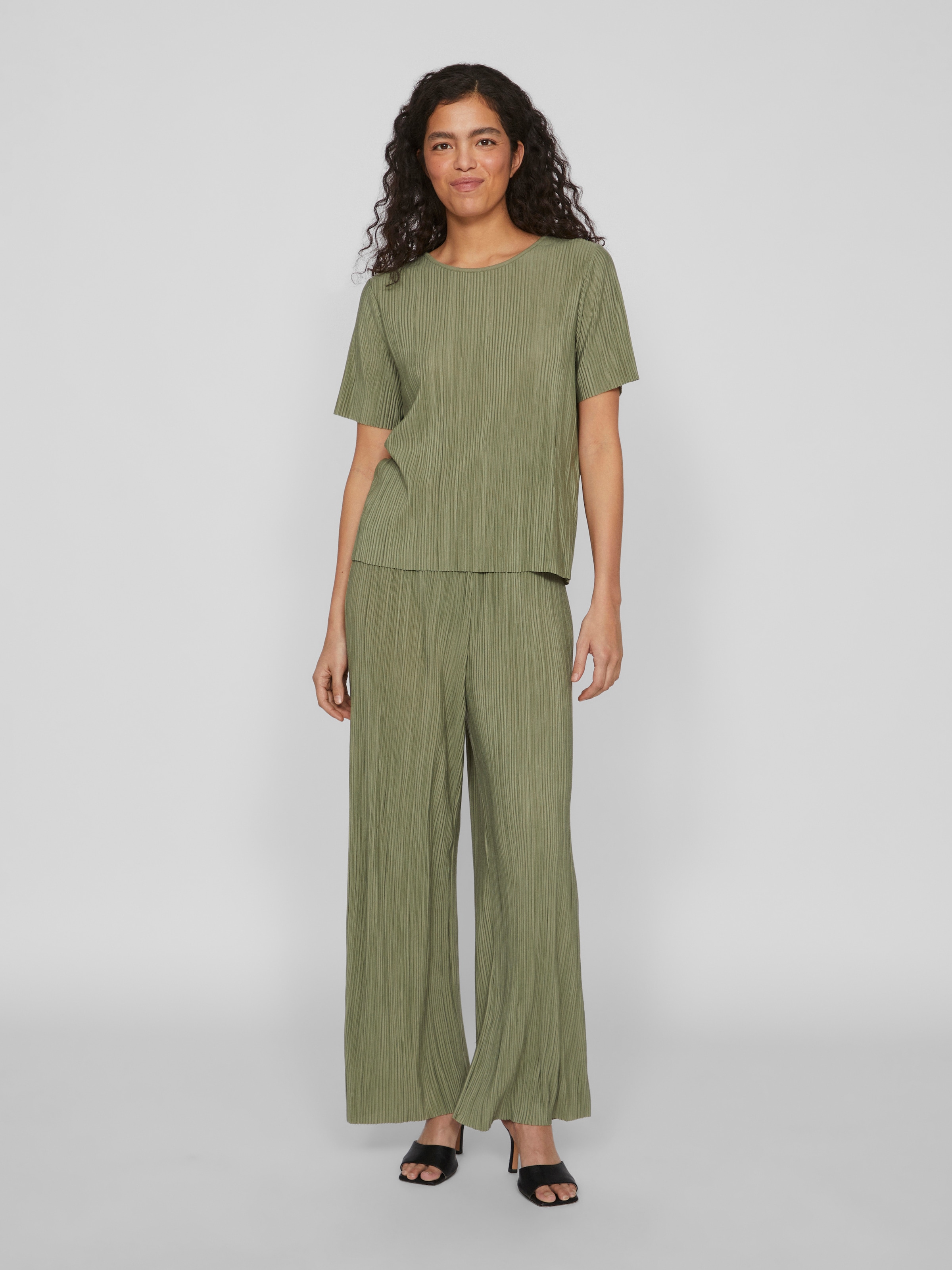 Vila »VIPLISA O-NECK S/S TOP - NOOS«