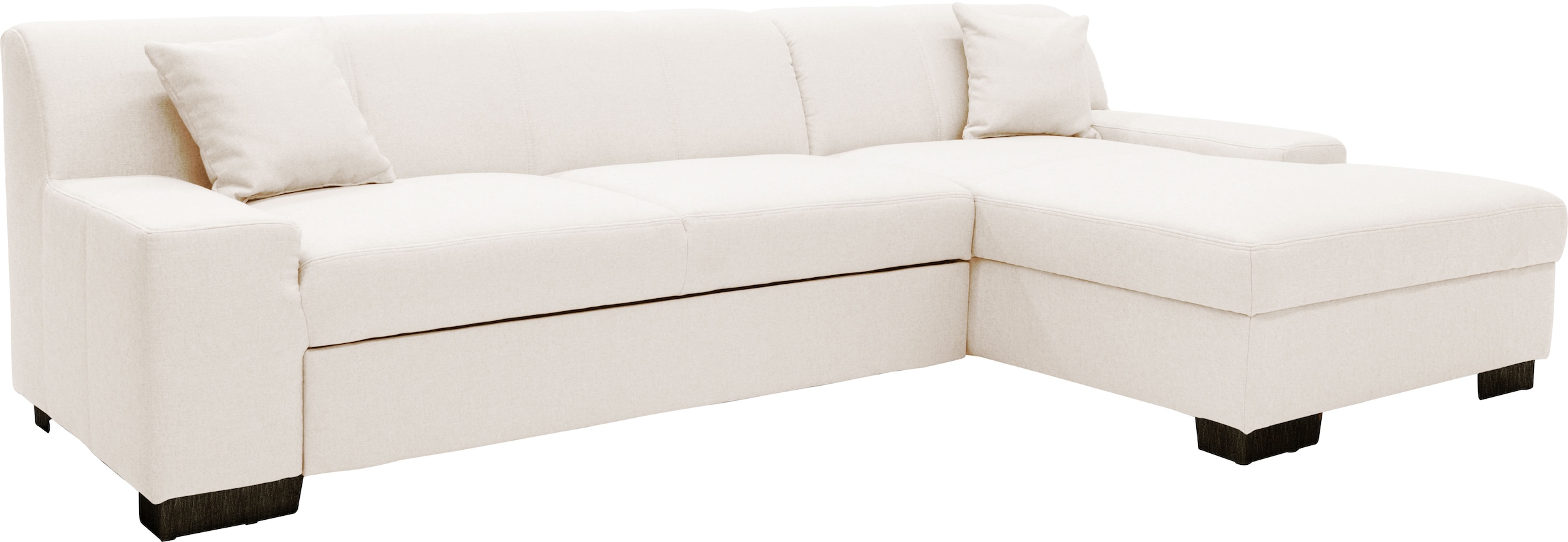 OTTO home Ecksofa »Faxxe 268 x 153 cm, auch mit Schlaffunktion« aus pflegeleichtem, weichem Bezugsstoff, L-Form