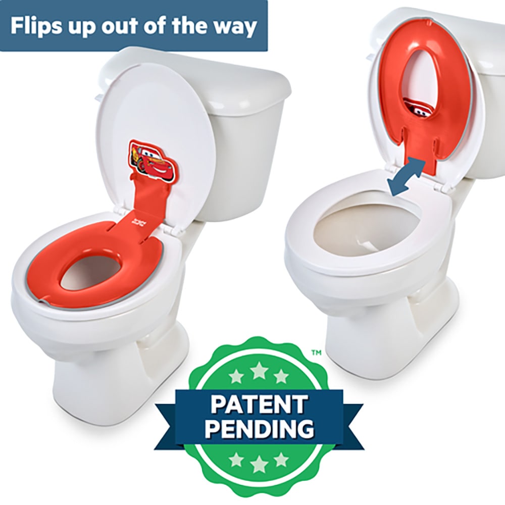 Bright Starts Toilettentrainer »Disney Baby Flip & Sit Toilettensitz - Cars«