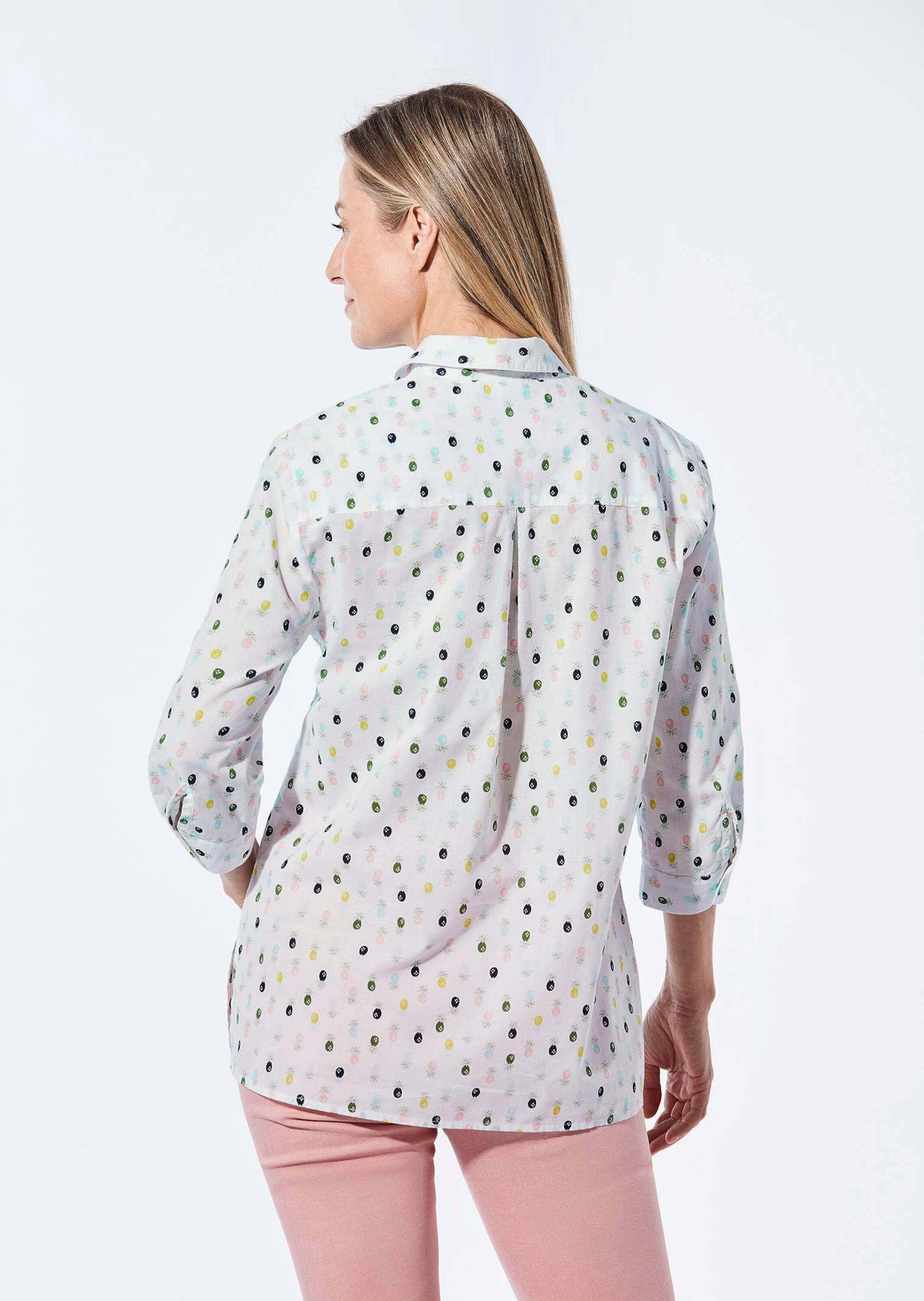 GOLDNER Klassische Bluse »Bluse Bluse mit Hemdkragen«