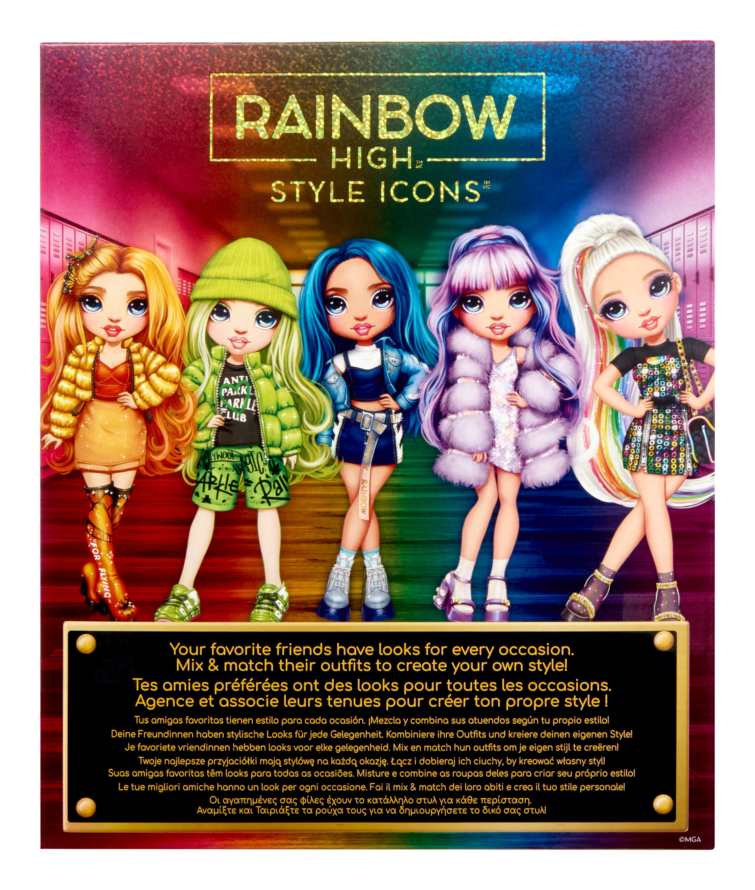 RAINBOW HIGH Anziehpuppe »Rainbow High Style Icons Doll - Skyler«