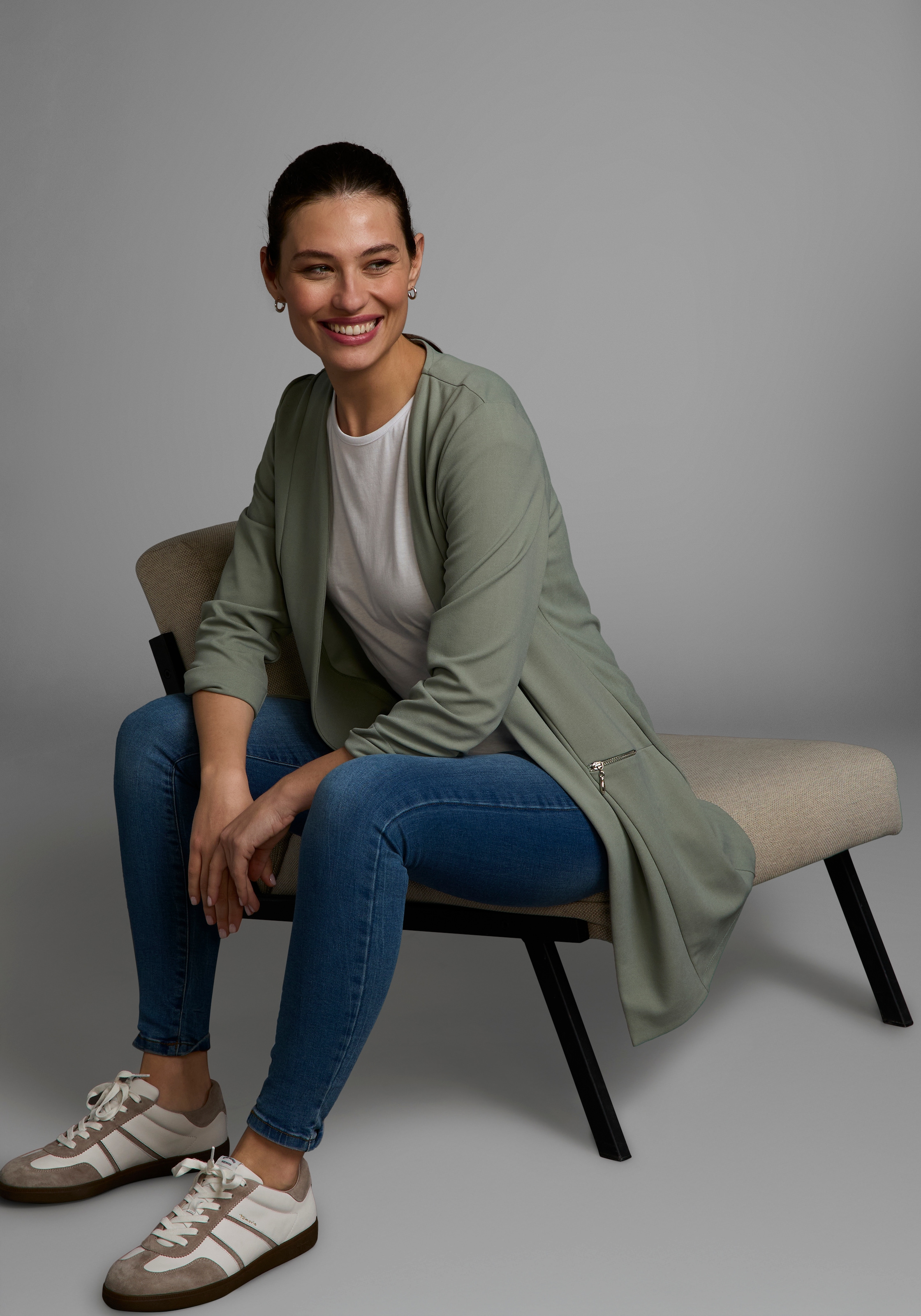 Laura Scott Longblazer, mit Reißverschlüssen