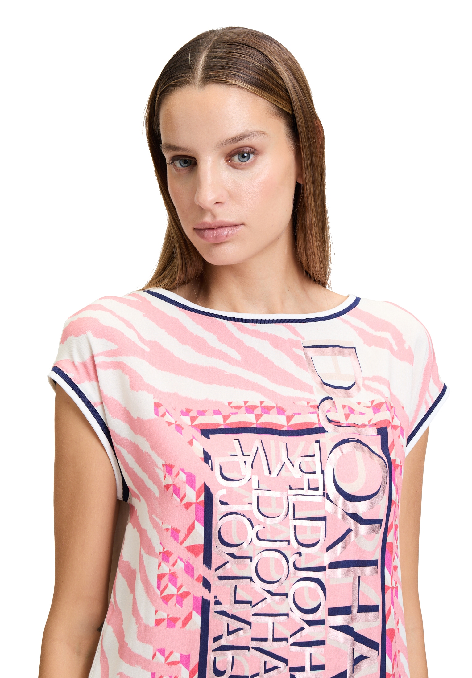 Betty Barclay Kurzarmshirt »Blusenshirt mit Tunnelzug«