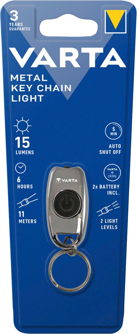 VARTA Taschenlampe »Metal Key Chain Light«