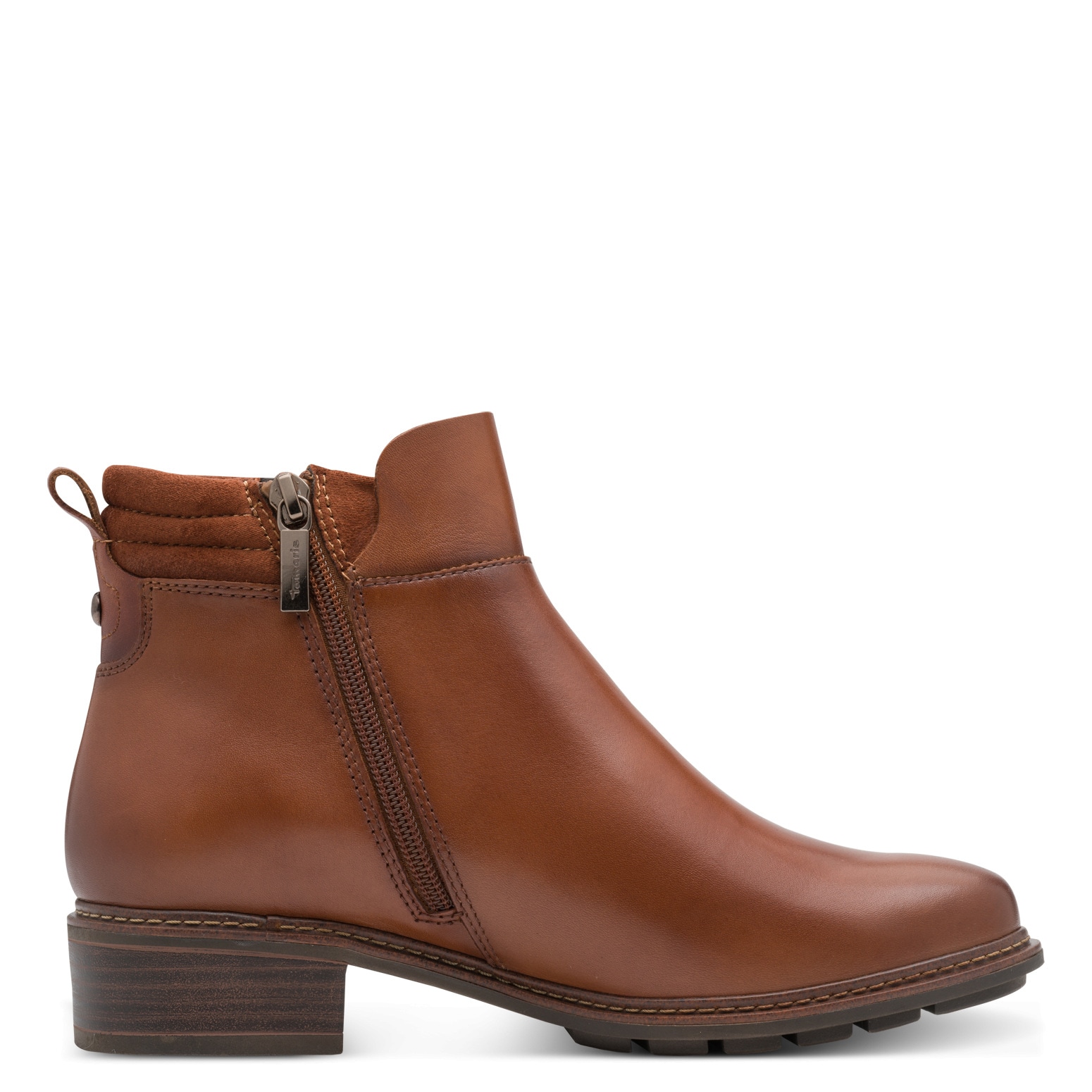 Tamaris Stiefelette  , Blockabsatz, RV-Boots mit wattierter Schaftrand-Polsterung