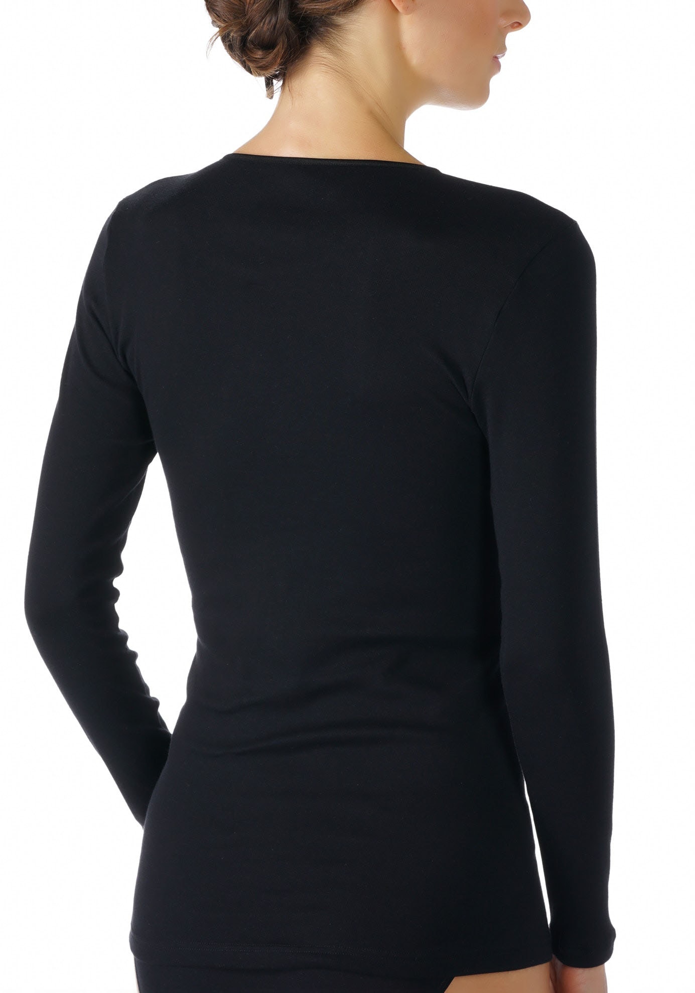 Mey Langarmshirt »NOBLESSE«, Ohne auftragende Seitennähte