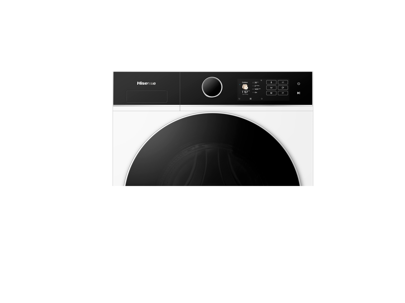 Hisense Waschmaschine 5i »WF5I1045BWQ« 10,5 kg 1400 U/min digitales Farbdisplay, AutoDose, Energie 40% besser als A