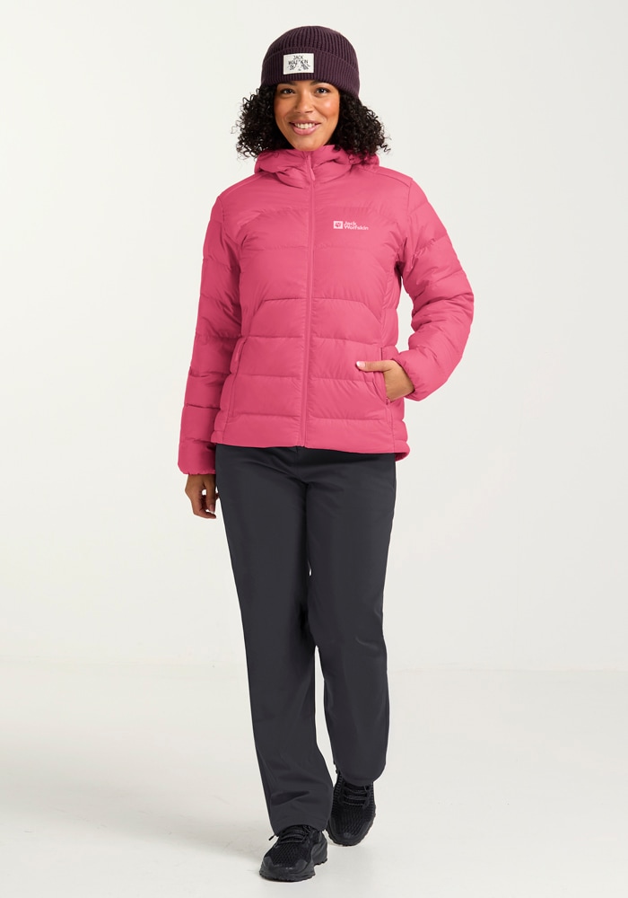 Jack Wolfskin Daunenjacke »ATHER DOWN HOODY W RDS«, mit Kapuze
