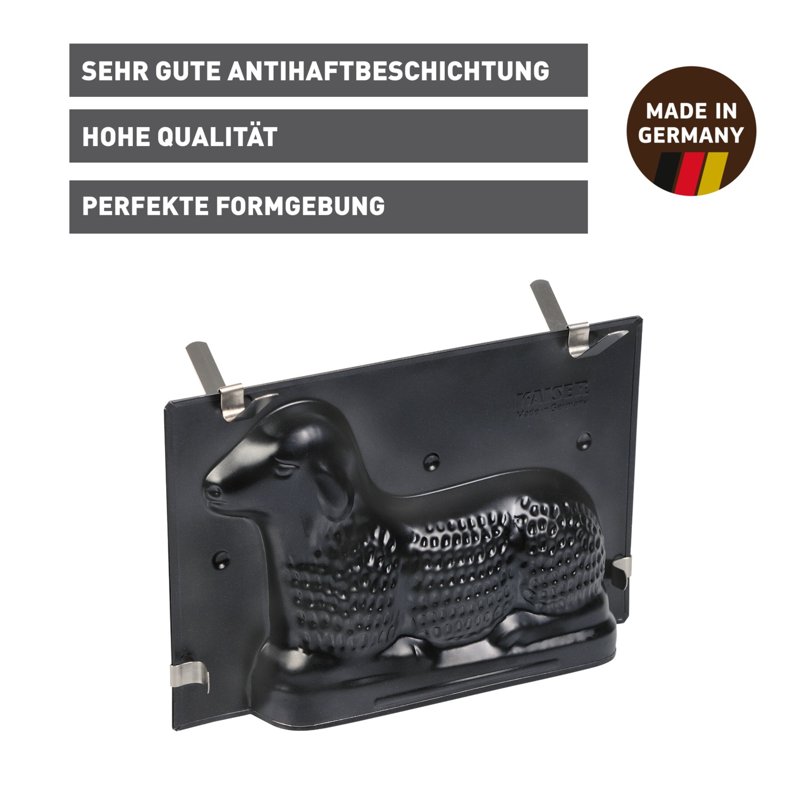 Kaiser Backformen Backform »Motivbackform«, 3-D Motivbackform Lamm, Made in Germany