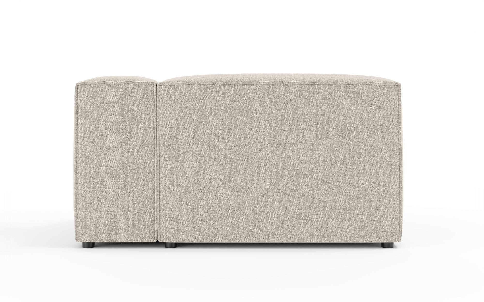 INOSIGN Ottomane »HAILY links/rechts bestellbar, Loungemöbel, Maße B/T/H: 130/130/72 cm«, als Modul oder separat verwendbar, für individuelle Zusammenstellung