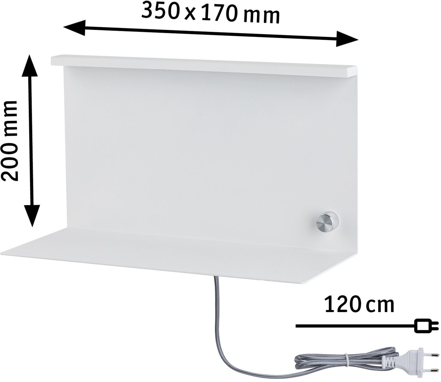 Paulmann LED Wandleuchte »Jarina«, 1 flammig, Leuchtmittel LED-Modul | LED fest integriert, LED-Modul, dimmbar