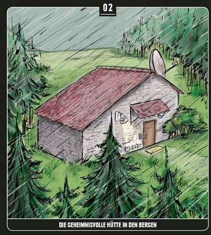 GMEINER Spiel »Die geheimnisvolle Hütte in den Bergen«, Made in Germany