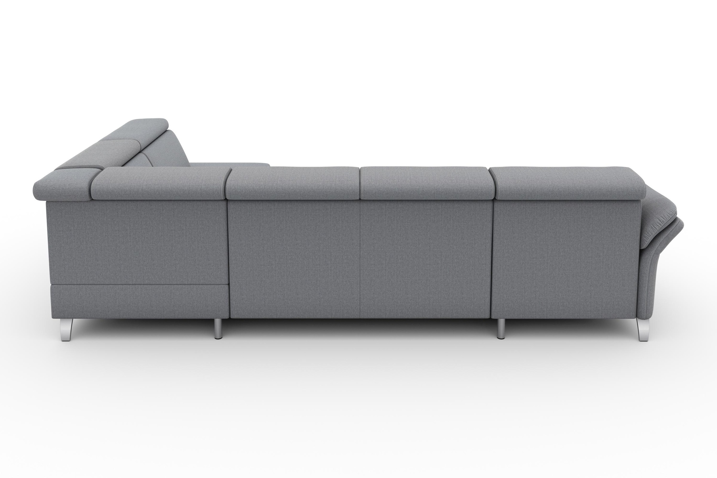 sit&more Wohnlandschaft »Vincenzo U-Form«, inklusive Kopfteilverstellung, wahlweise mit Bettfunktion, Bettkasten