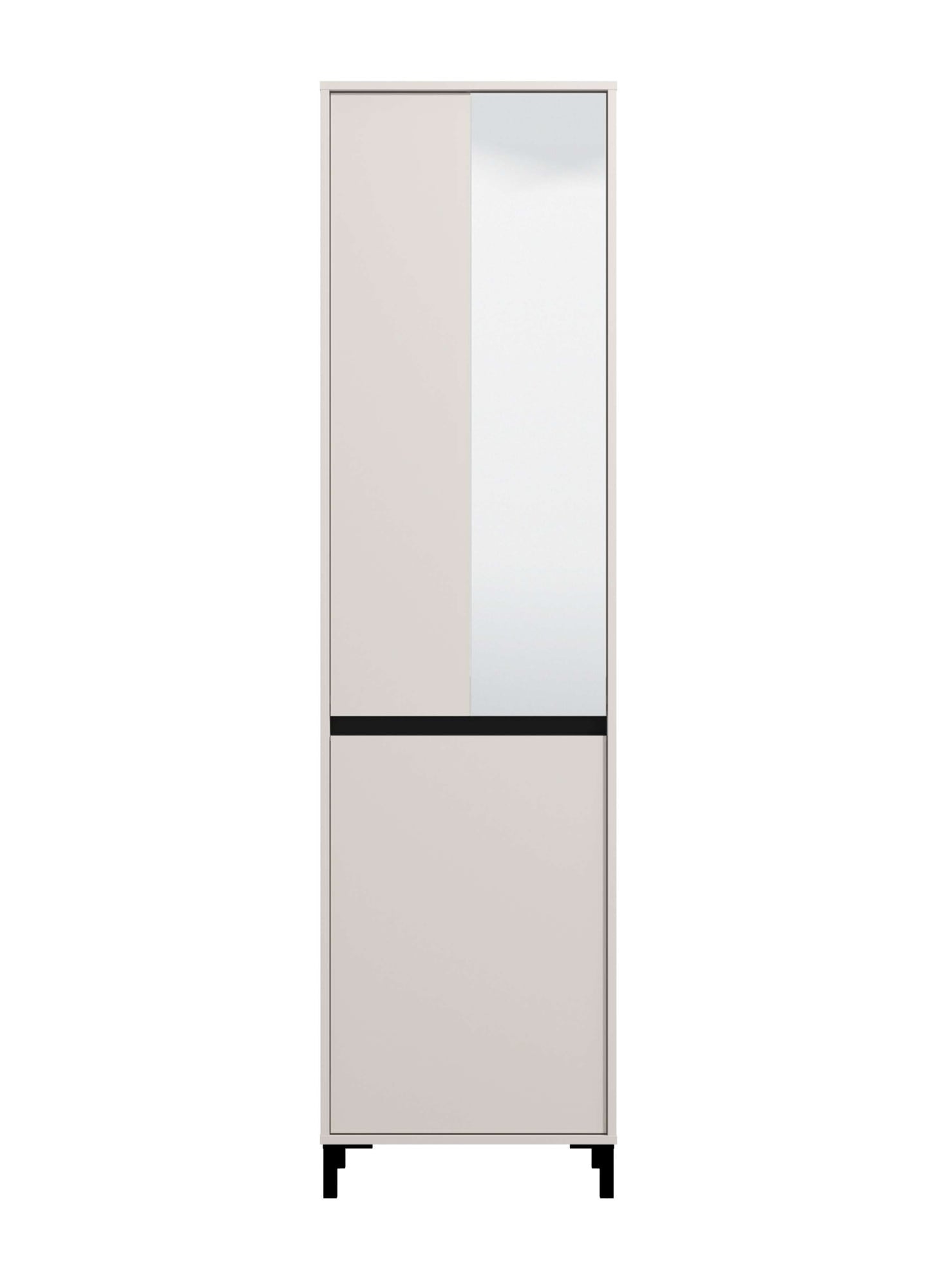 Home affaire Garderobenschrank »Arran, Stauraumschrank, Flurschrank, ausziehbare Kleiderstange« Spiegeltür, zwei Regale. Gesamtbreite 54,5 cm