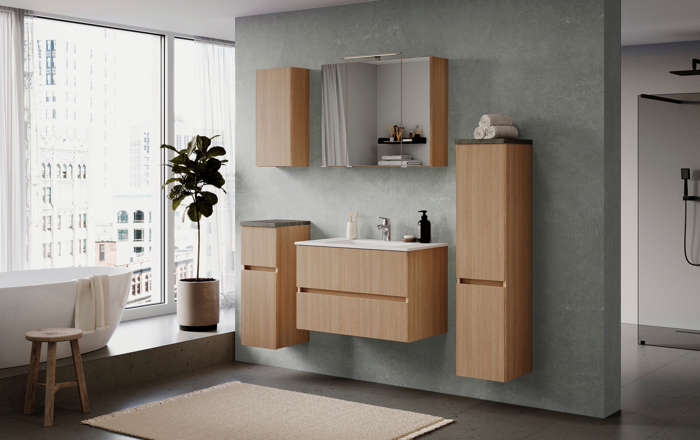 welltime Spiegelschrank »Eixo«