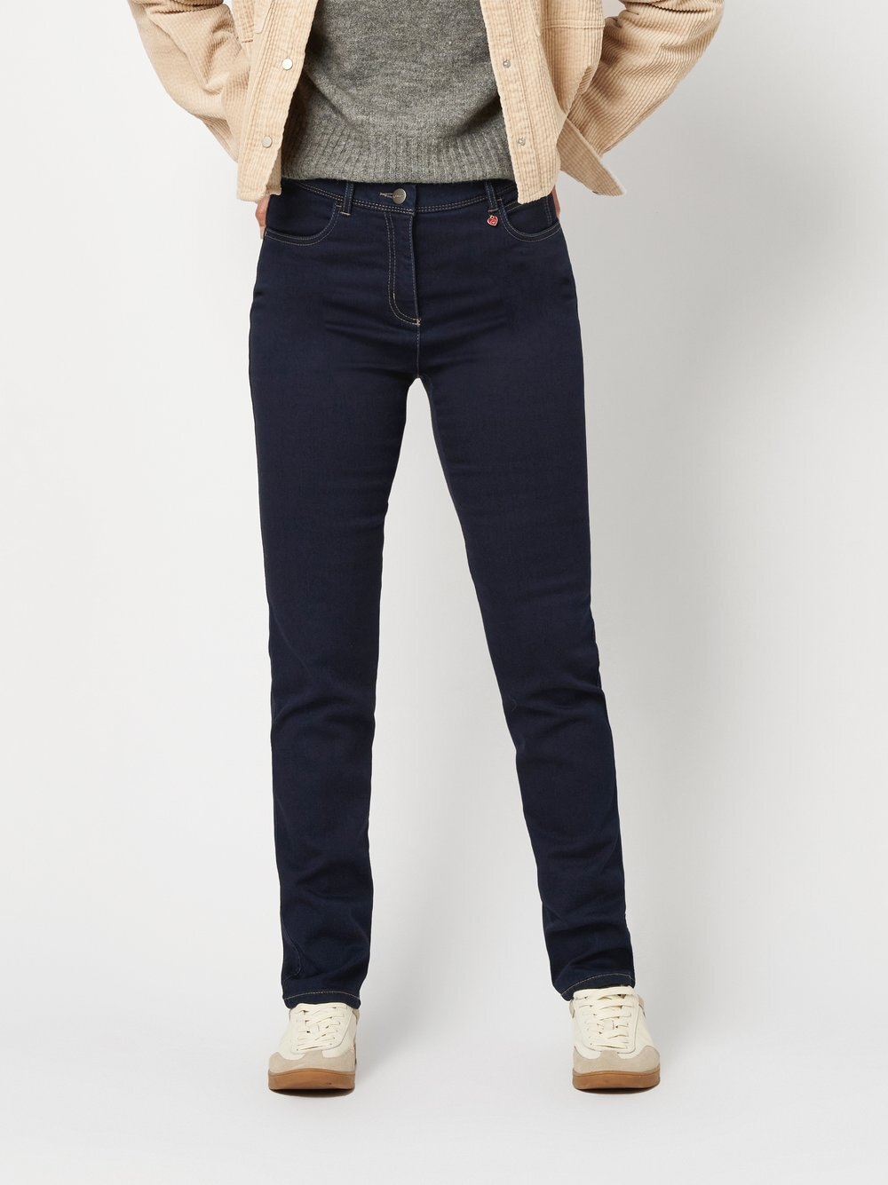 Relaxed Slim-fit-Jeans »Meine beste Freundin« aus Thermodenim