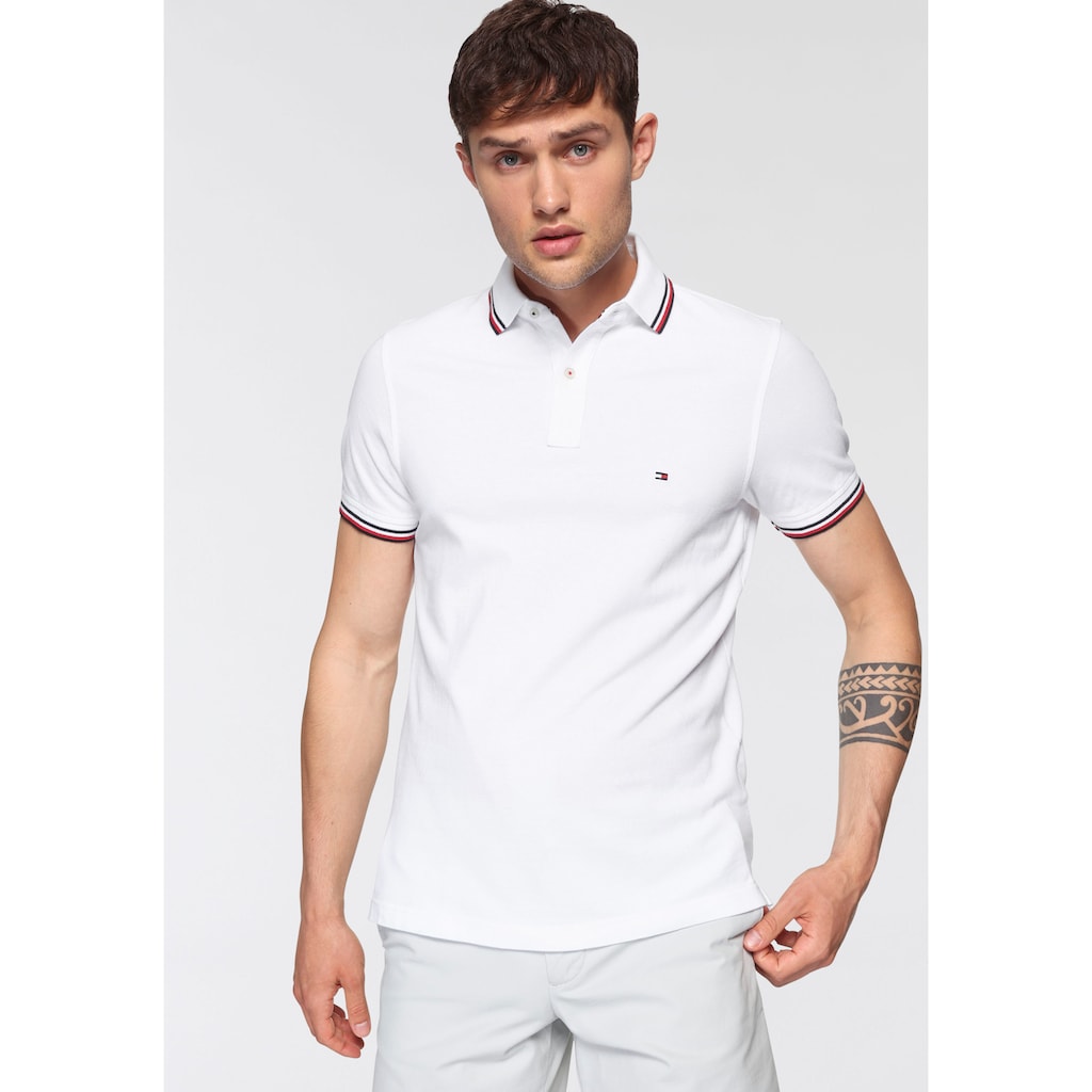 Tommy Hilfiger Poloshirt »TOMMY TIPPED SLIM POLO«