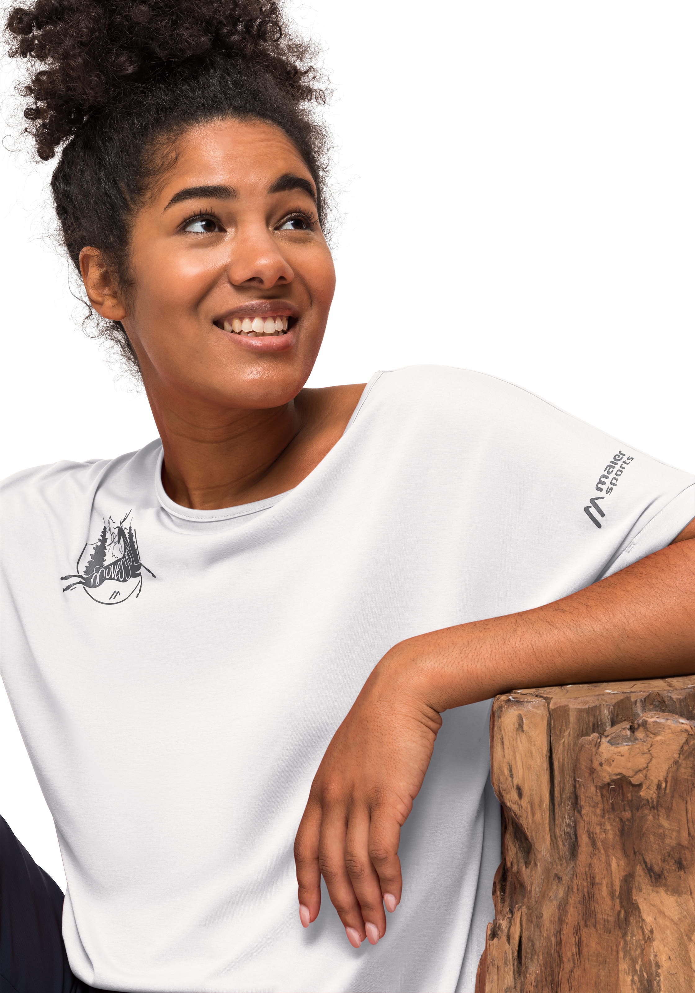 Maier Sports T-Shirt »Setesdal W«, für Kurzarmshirt bei und ♕ Damen Freizeit Wandern