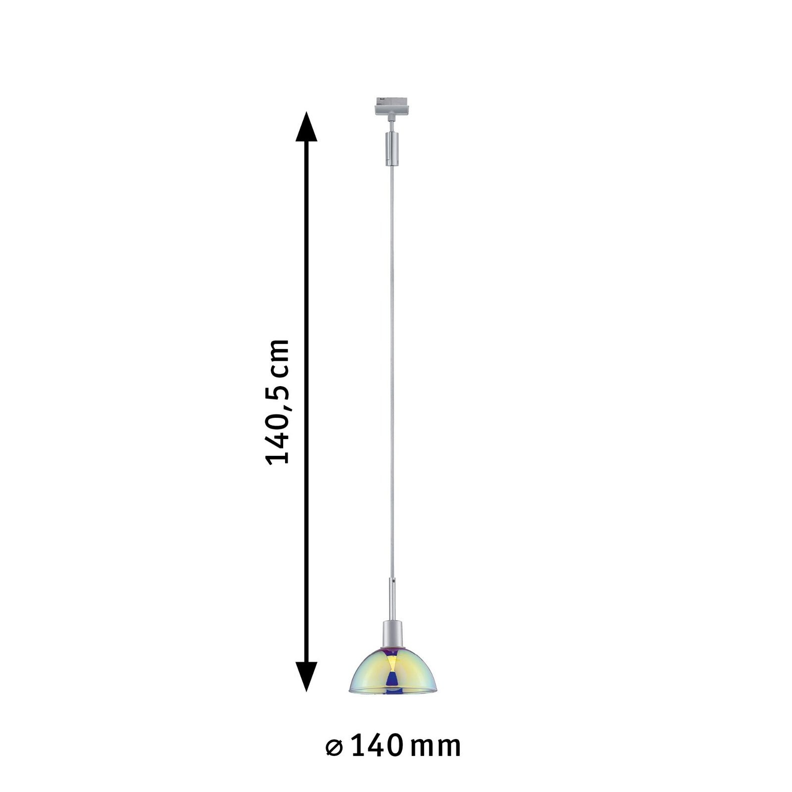 Paulmann Schienensystem-Leuchten »URail Pendel Sarrasani E14 max. 20W dimmbar 230V, Dichroic«