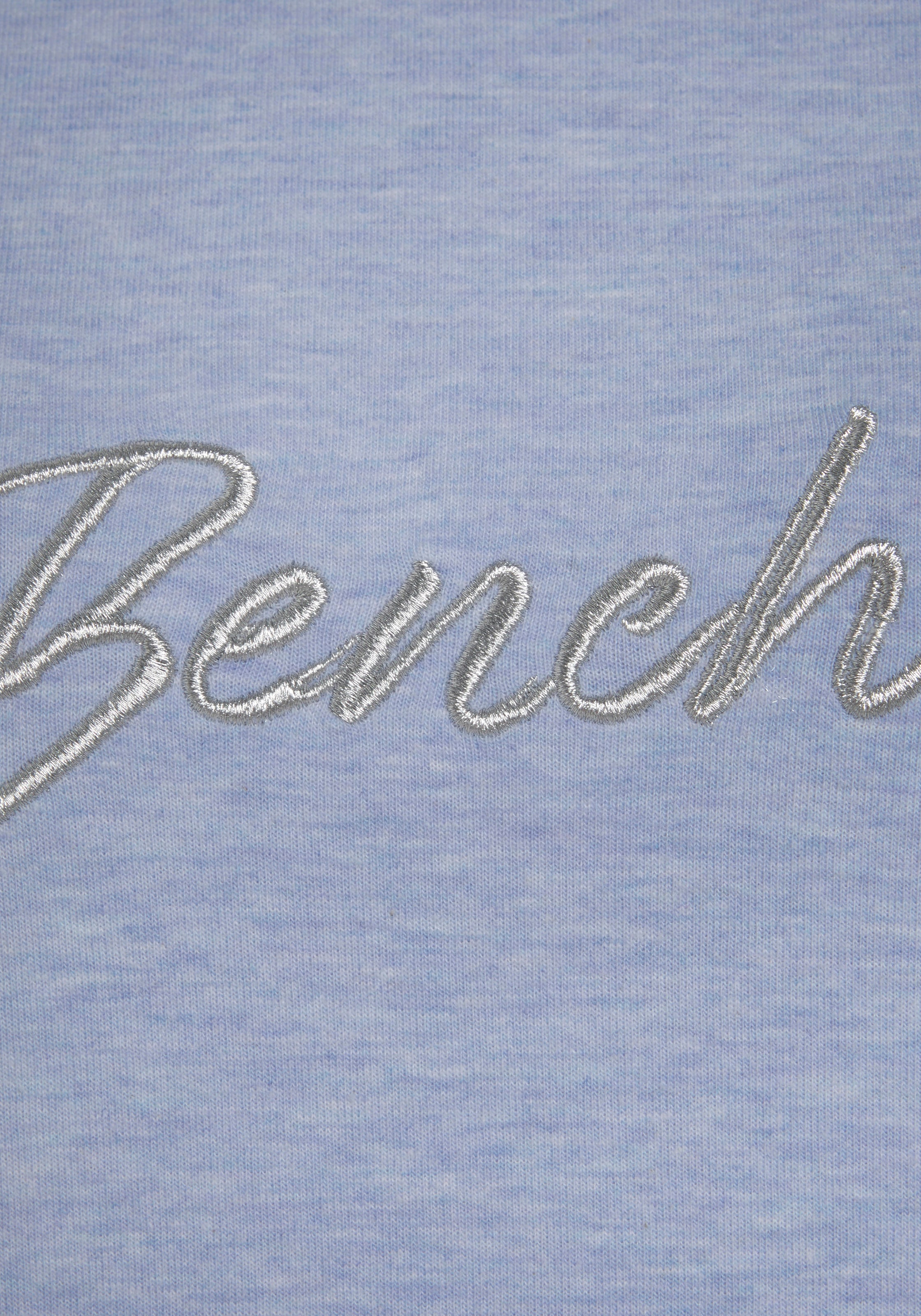 Bench. Loungewear Sweatshirt, mit glänzender Logostickerei, Loungewear