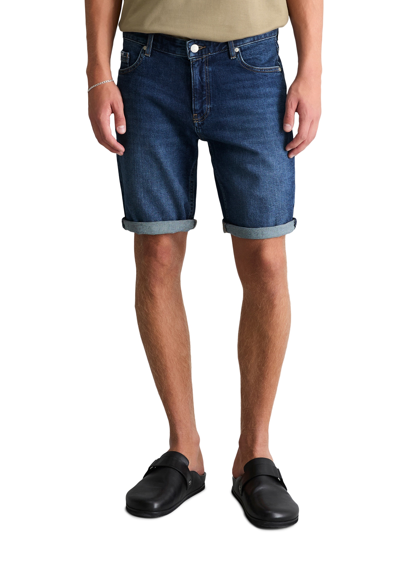 Marc O'Polo DENIM Jeansshorts »Model Mats tapered fit aus Bio-Baumwoll-Mix«